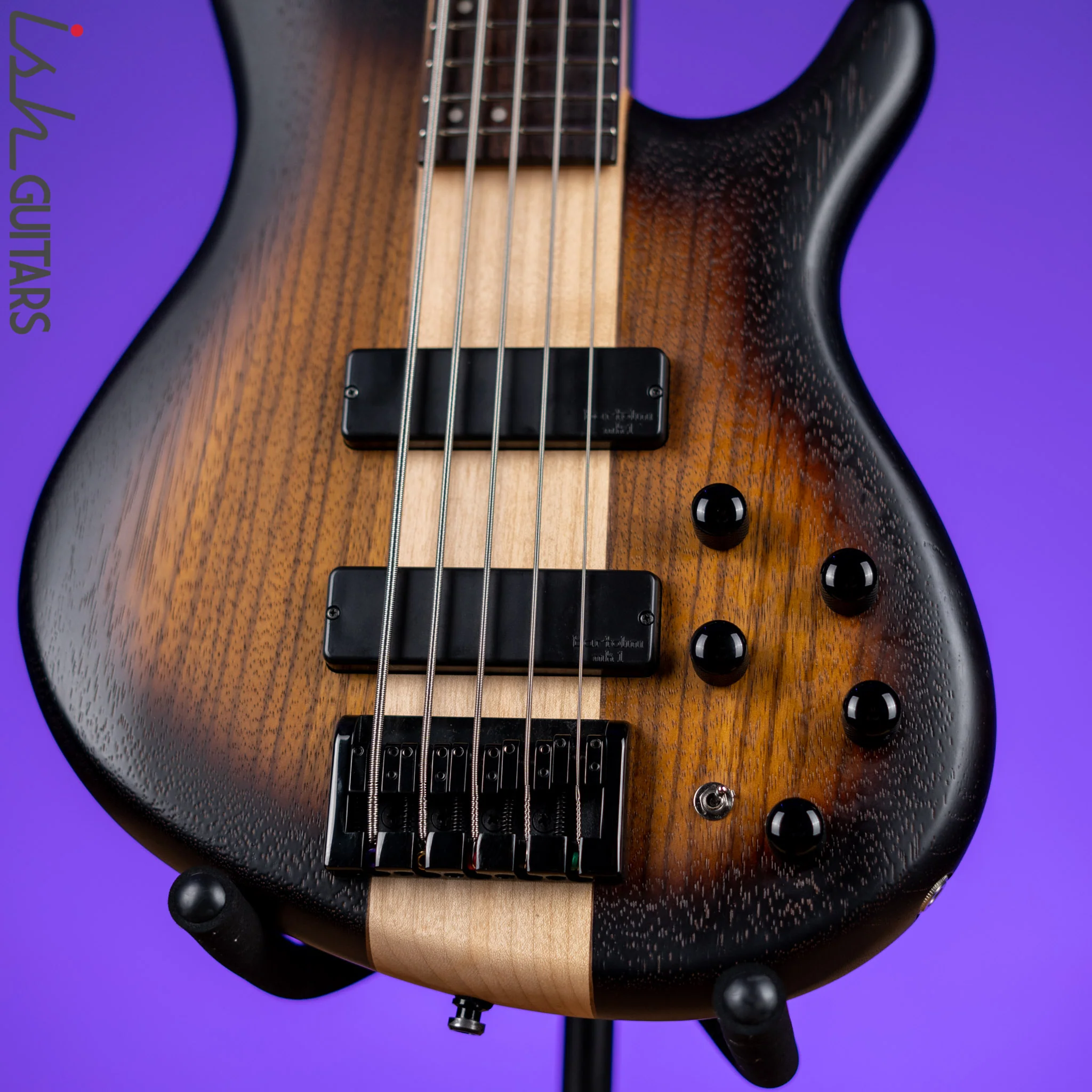 Cort C5 Plus 5-String Bass Sunburst - Image 4