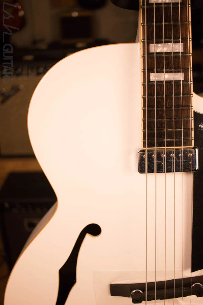 D’Angelico Premier EXL-1 White Jazz Guitar - Image 3