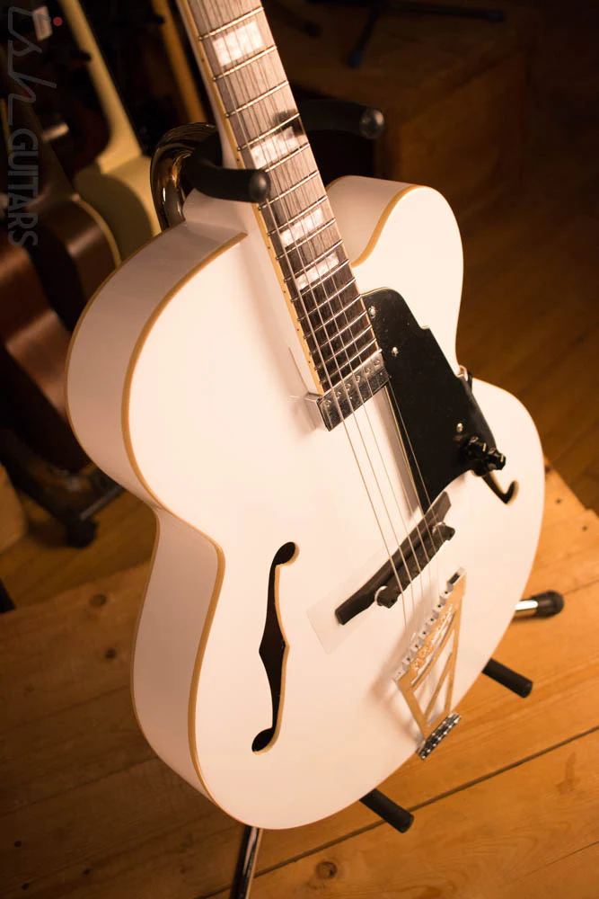 D’Angelico Premier EXL-1 White Jazz Guitar - Image 6