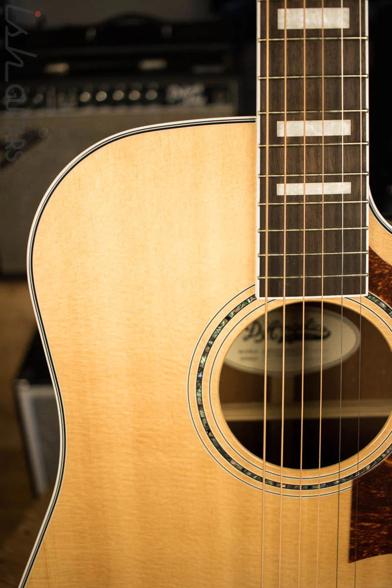 D’Angelico Premier Bowery Acoustic Guitar Natural - Image 3
