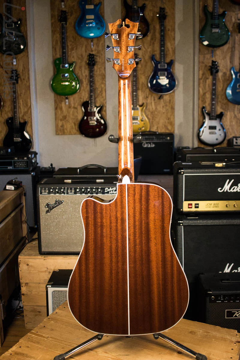 D’Angelico Premier Bowery Acoustic Guitar Natural - Image 8