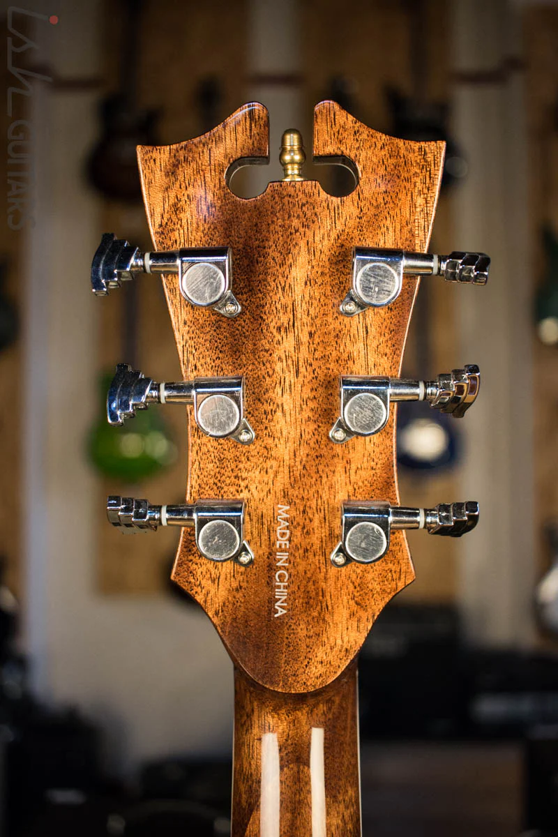 D’Angelico Premier Bowery Acoustic Guitar Natural - Image 9