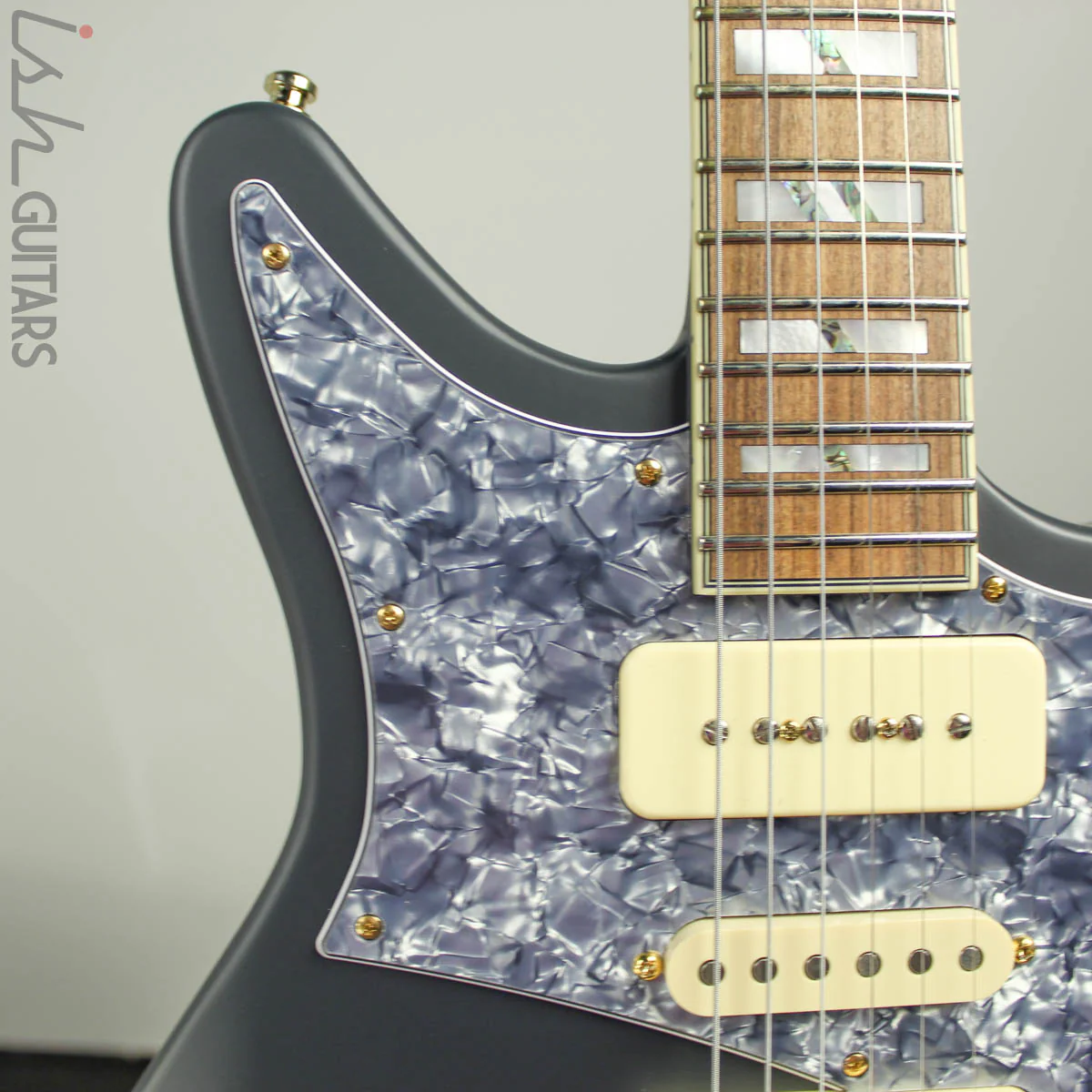 D’Angelico Deluxe Bob Weir Bedford Matte Stone - Image 4