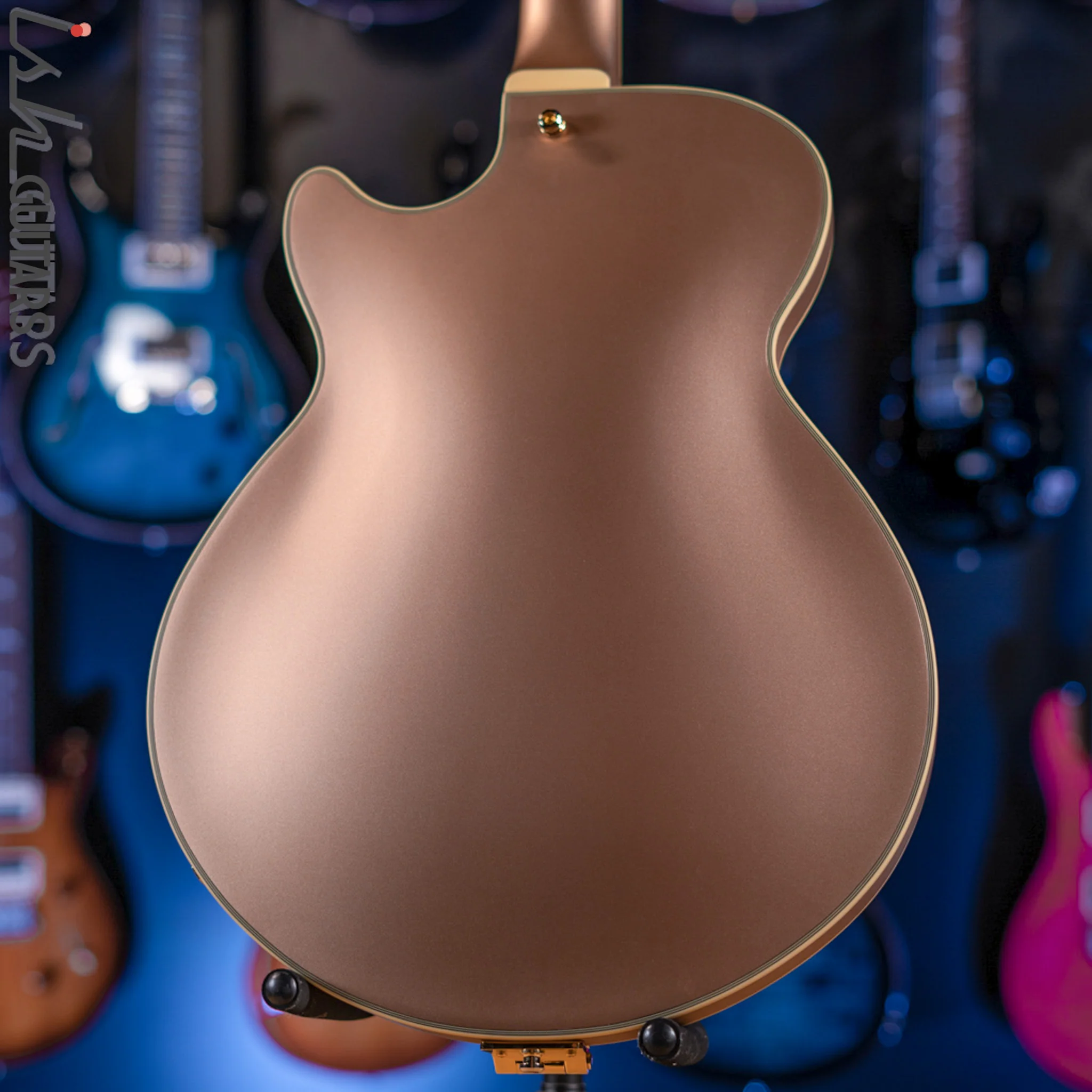 D’Angelico Deluxe SS LTD 11 of 50 Matte Rose Gold - Image 11