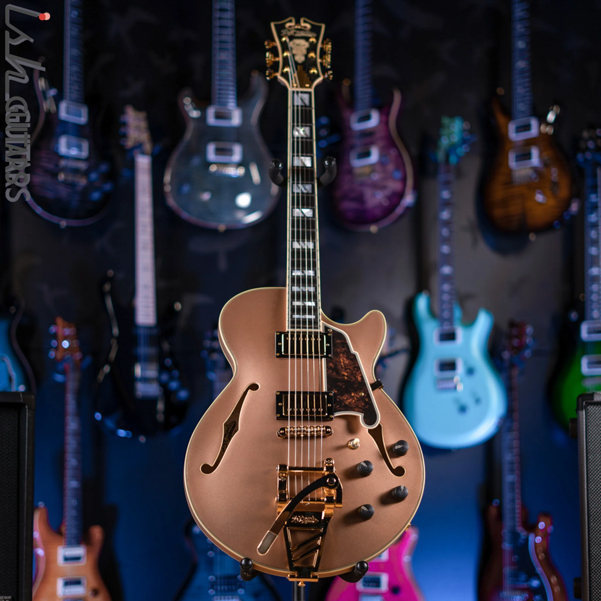 D’Angelico Deluxe SS LTD 11 of 50 Matte Rose Gold - Image 2