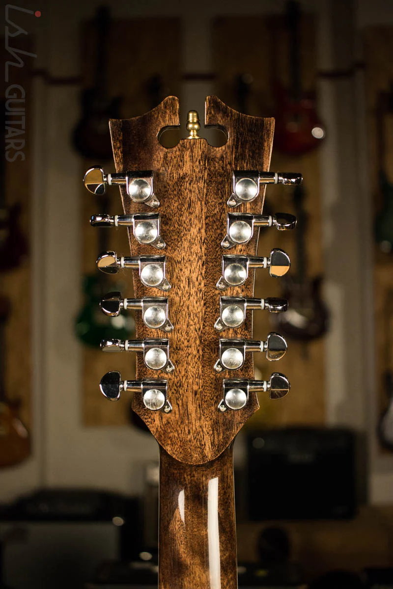 D’Angelico Premier Bowery 12 String Acoustic Electric Guitar Natural - Image 9