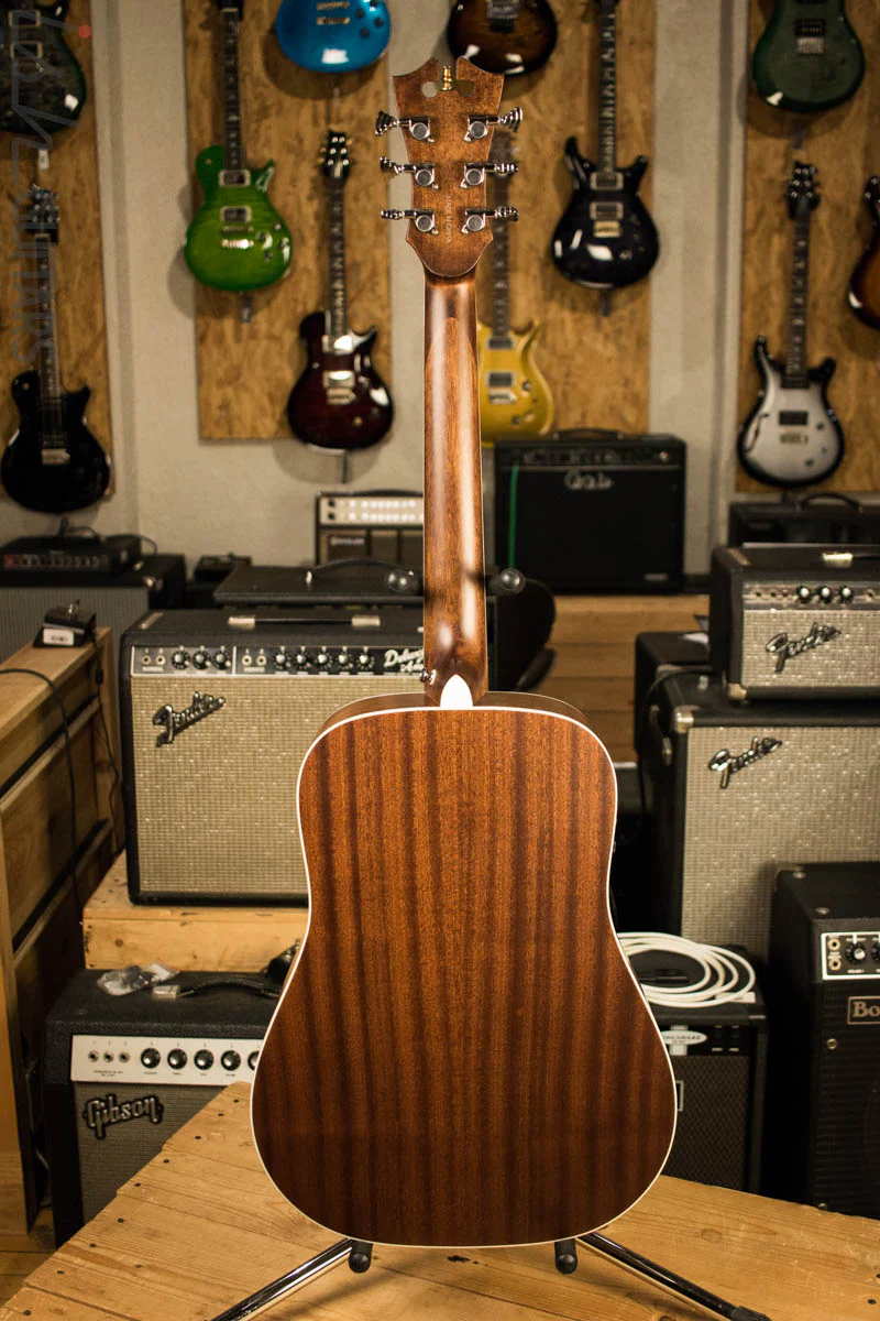 D’Angelico Premier Niagara Acoustic Guitar Natural Mahogany Finish - Image 8