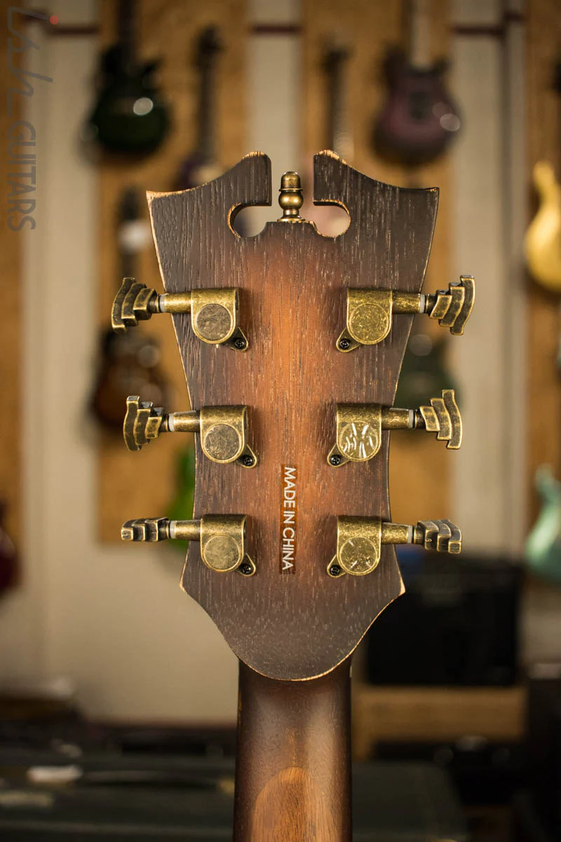 D’Angelico Premier Tammany Aged Natural Mahogany Acoustic - Image 9
