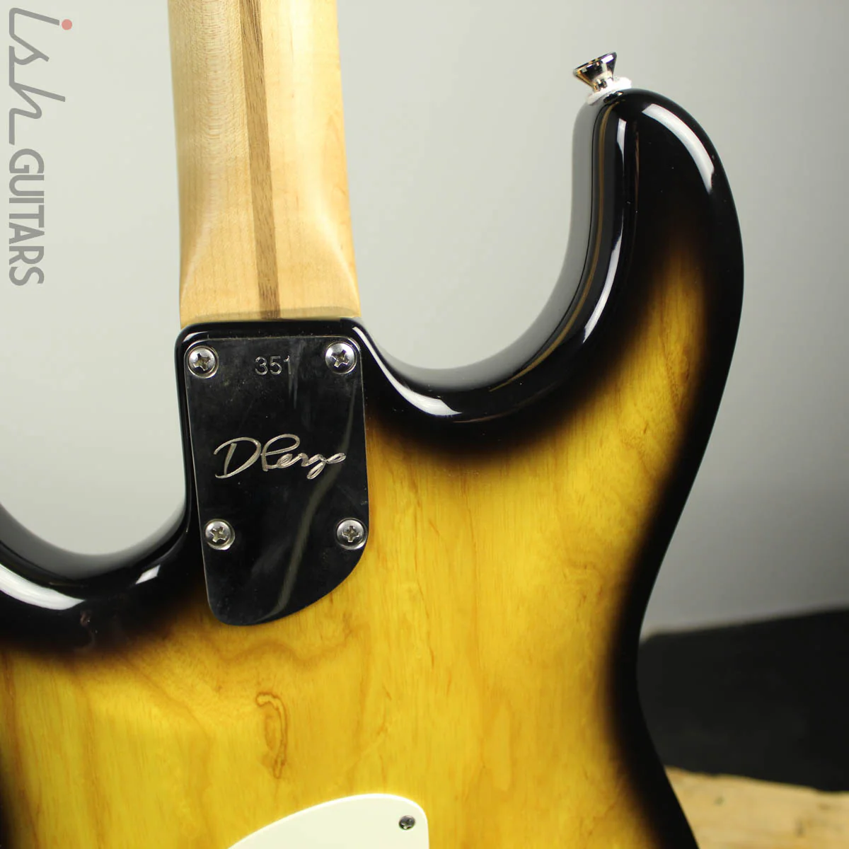 2014 D’Pergo Vintage Limited Strat Tobacco Sunburst - Image 10