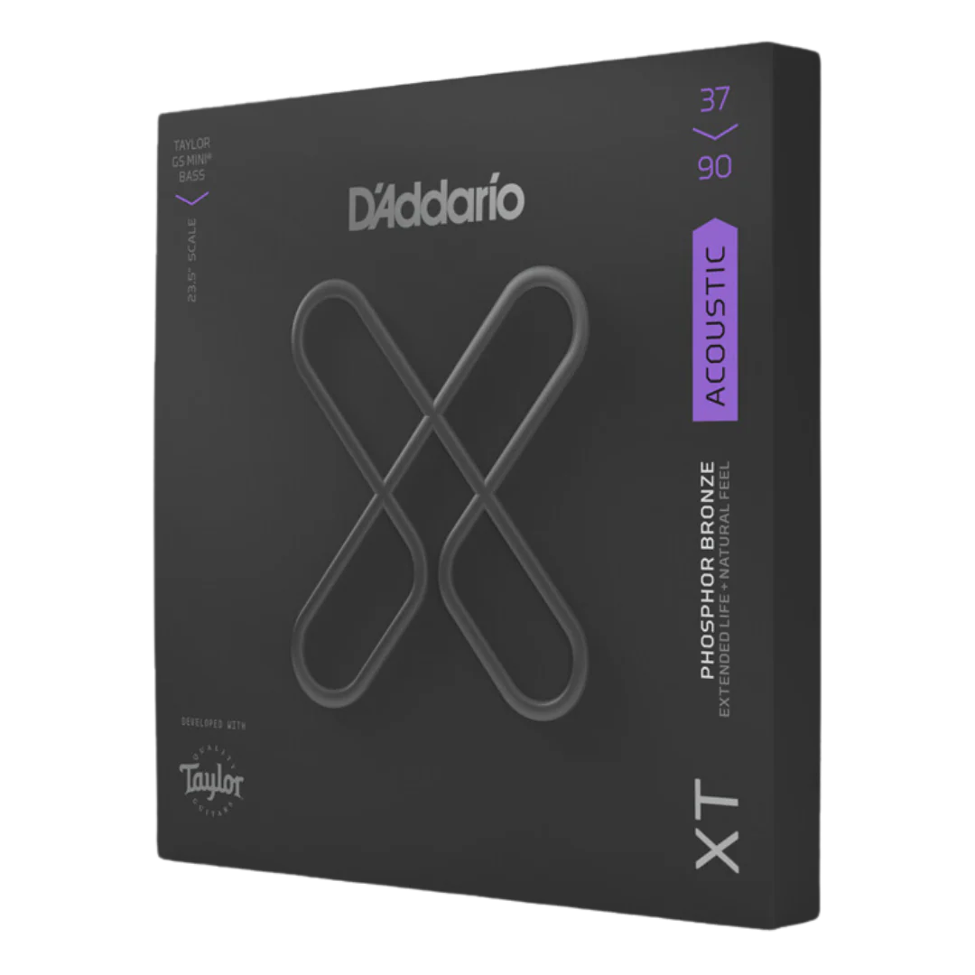 D'Addario Custom Light Taylor GS Mini Coated Acoustic Bass Strings