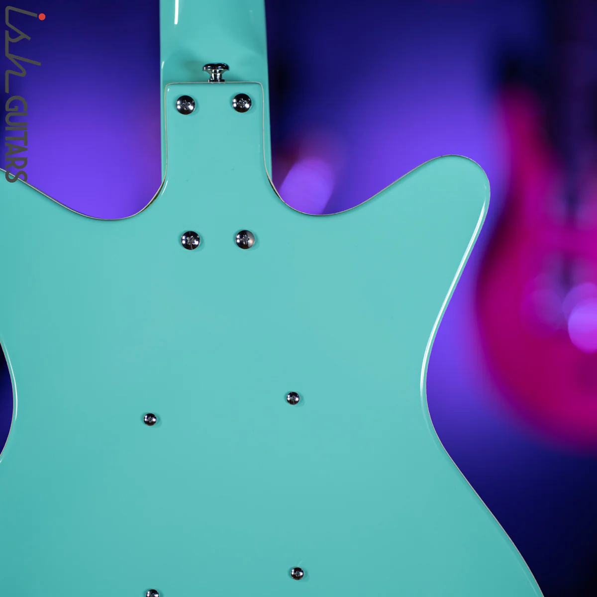Danelectro 12SDC 12-String Electric Guitar Aqua - Image 9