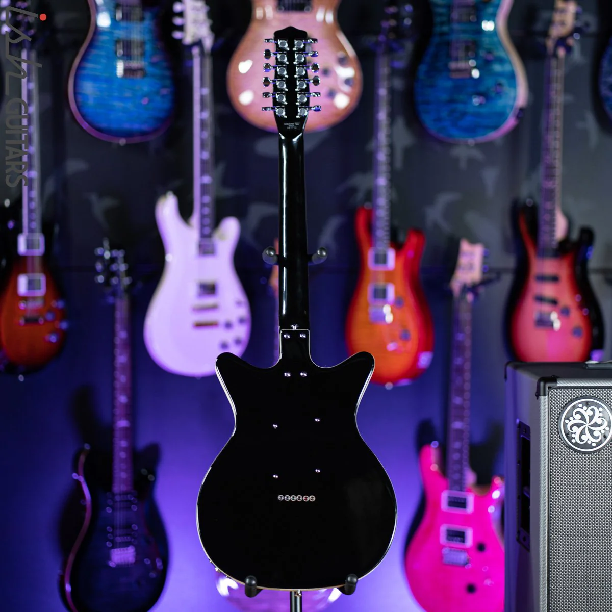 Danelectro 12SDC 12-String Electric Guitar Black - Image 10