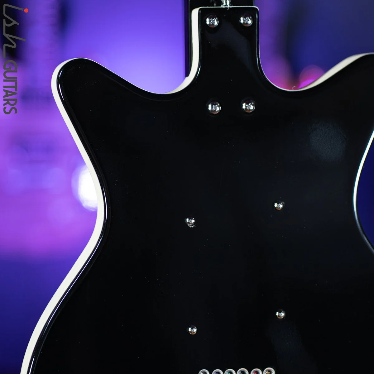 Danelectro 12SDC 12-String Electric Guitar Black - Image 7