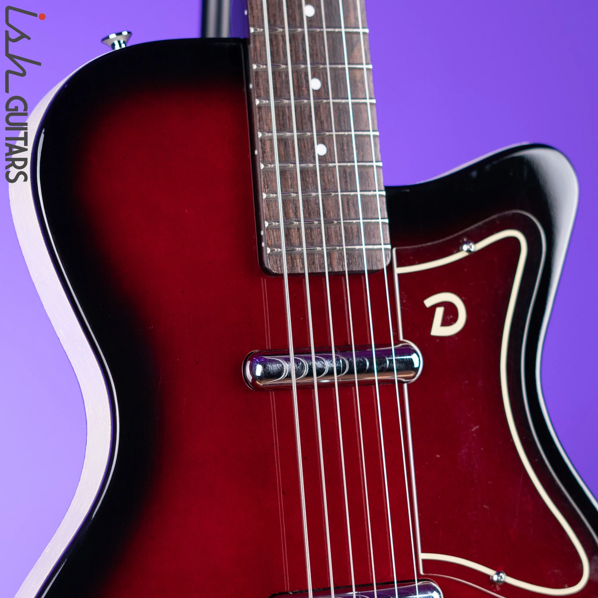 Danelectro '56 Singlecut Baritone Red Burst DEMO - Image 3