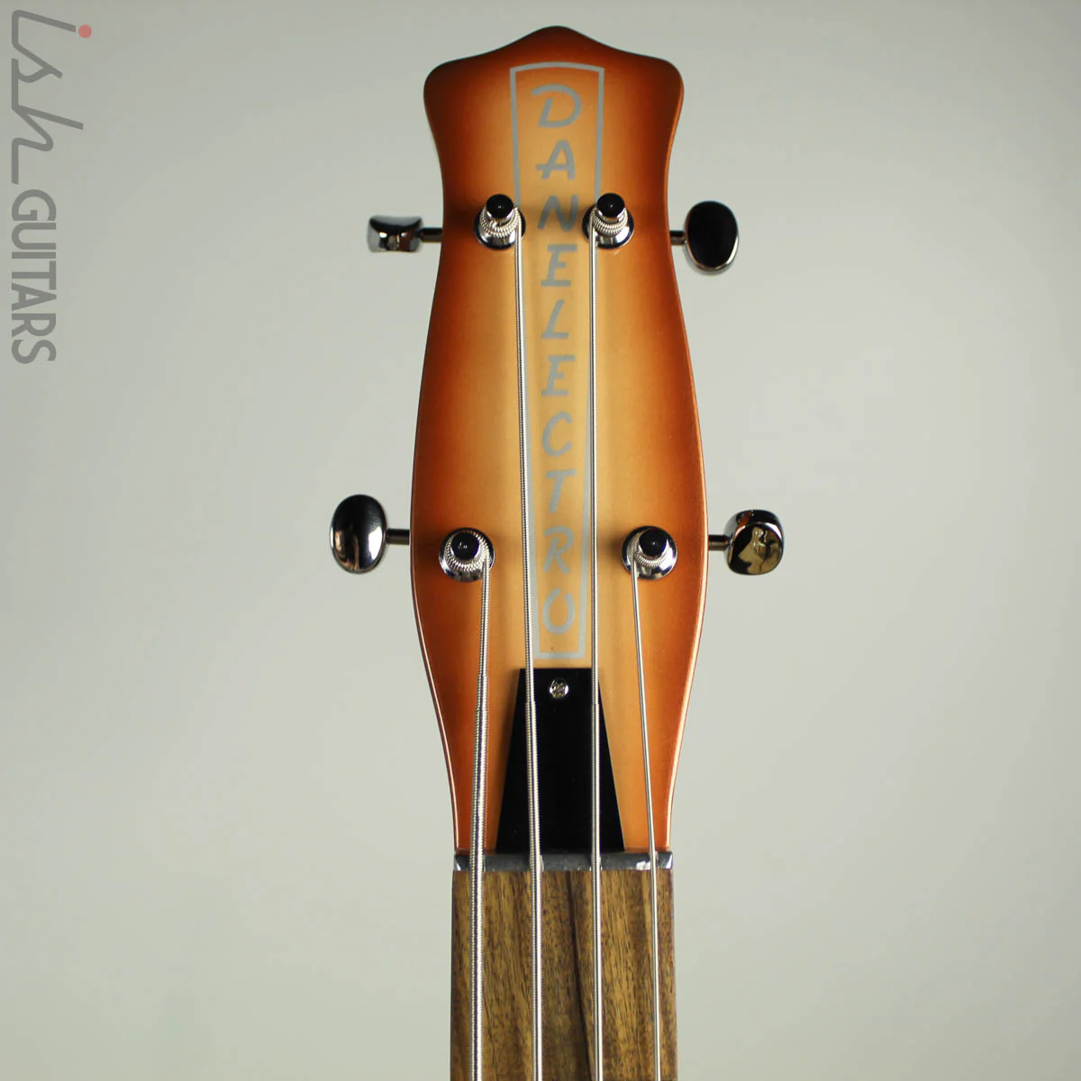 Danelectro '58 Longhorn Bass Guitar Copper Burst - Image 5