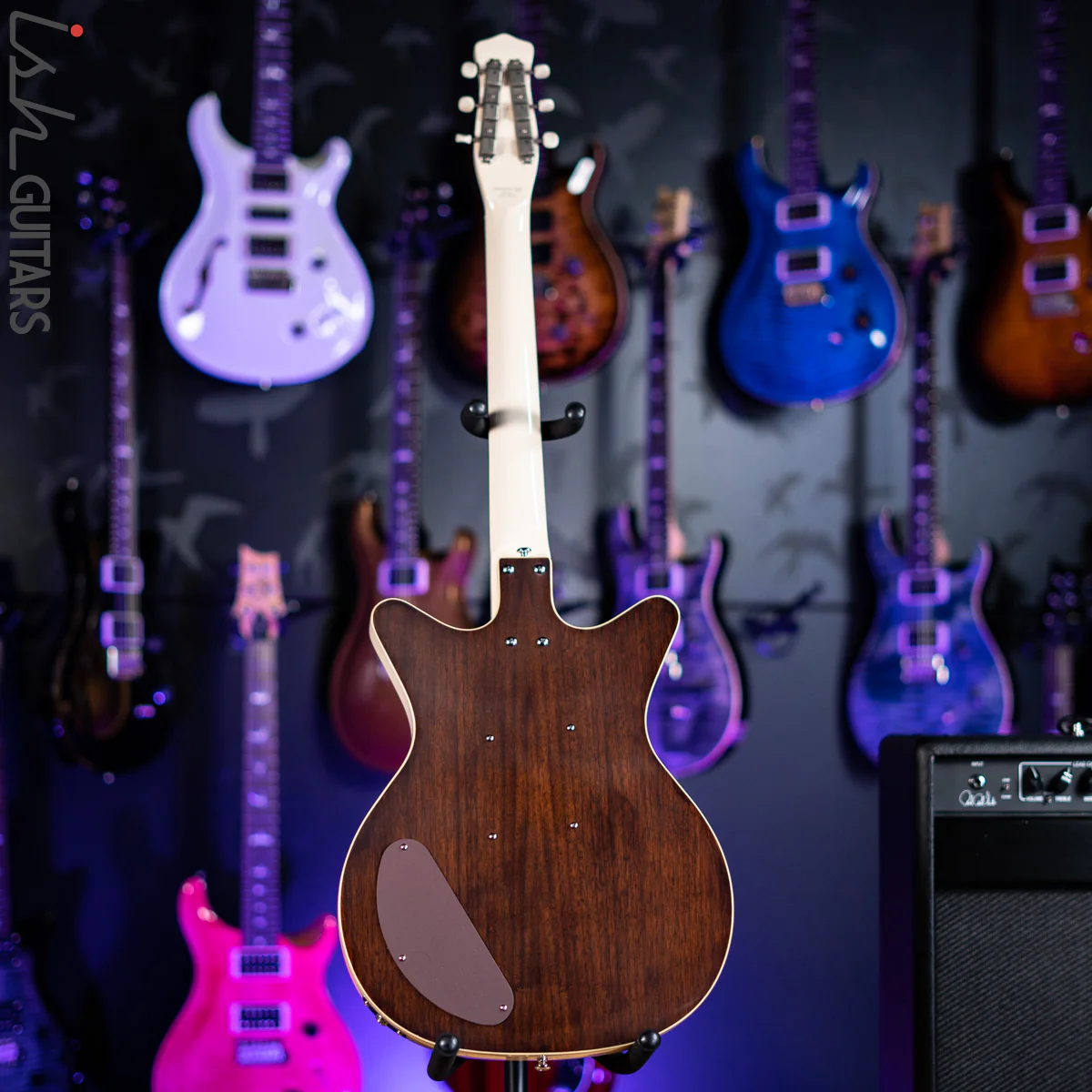 Danelectro '59 Electric Guitar Divine Dark Walnut - Demo - Image 6