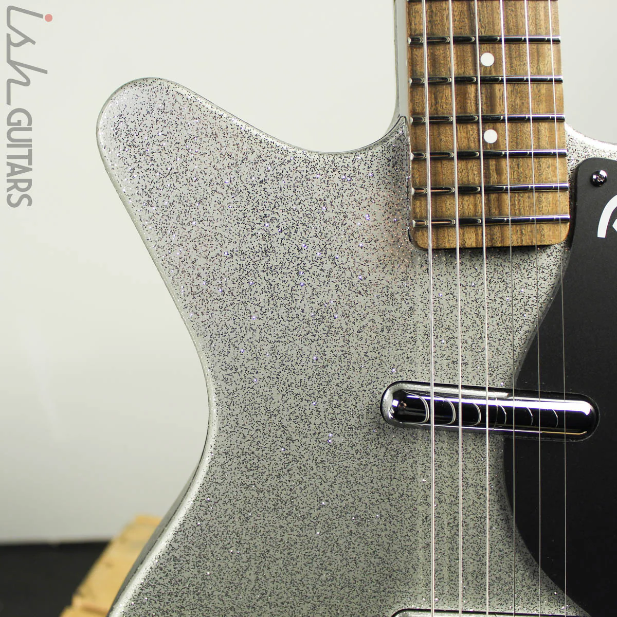 Danelectro 59M NOS+ 60th Anniversary Edition Silver Metalflake - Image 4