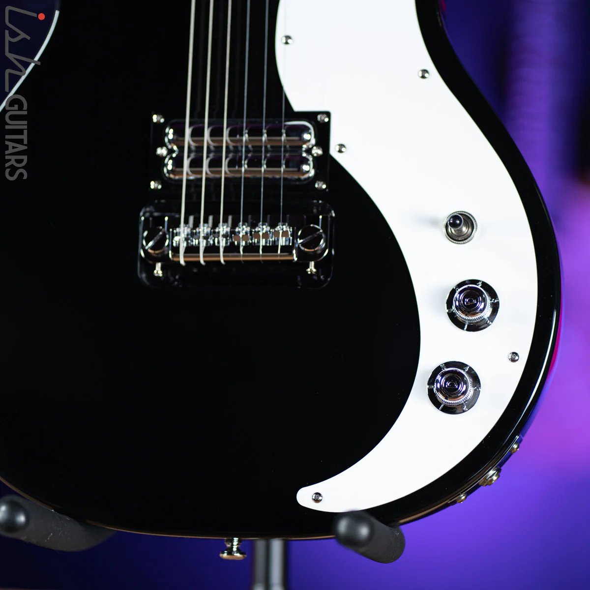 Danelectro '59X Black Electric Guitar - Image 4