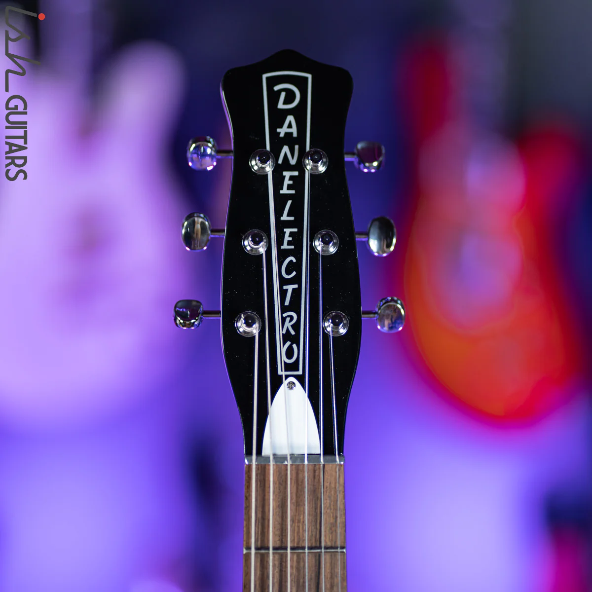 Danelectro '59X Black Electric Guitar - Image 6