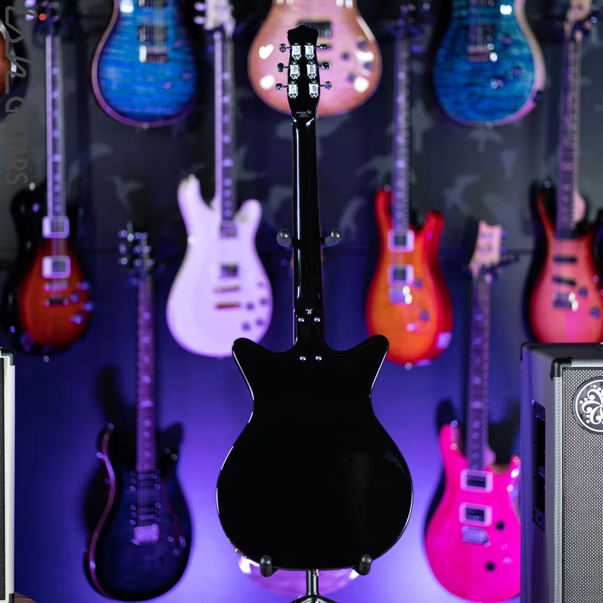 Danelectro '59X Black Electric Guitar - Image 7