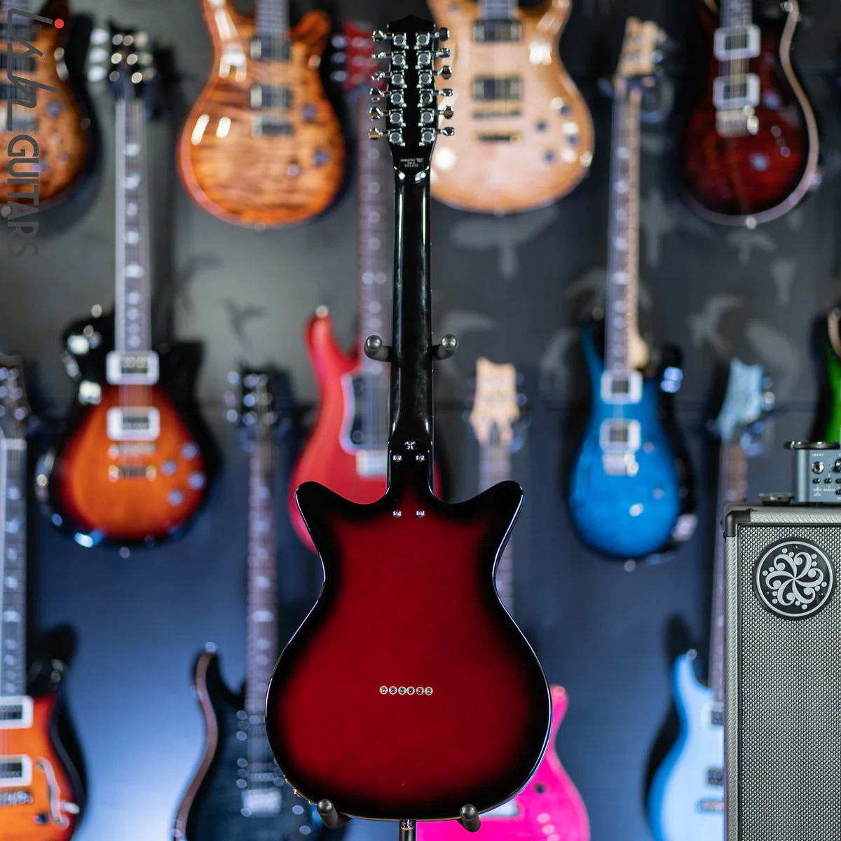 Danelectro 59x12 12-String Electric Guitar Red Burst - Image 8