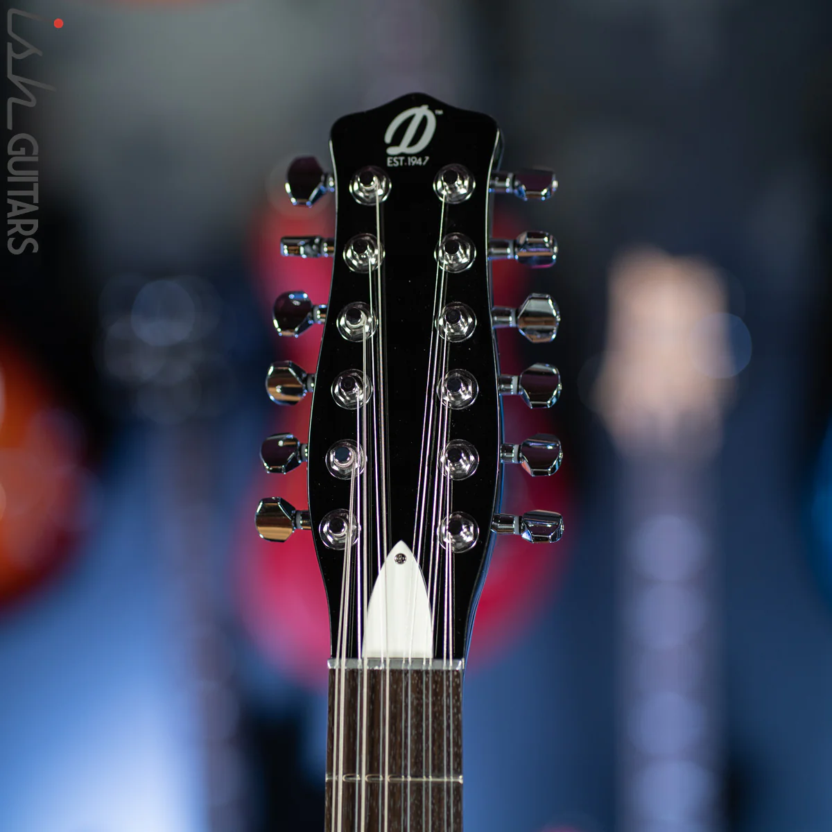 Danelectro 59x12 12-String Electric Guitar Red Burst - Image 6