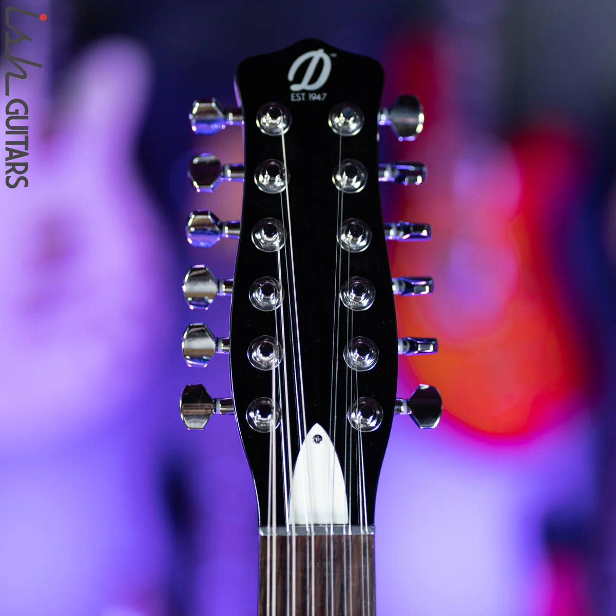 Danelectro 59x12 12-String Electric Guitar Red Burst - Image 6
