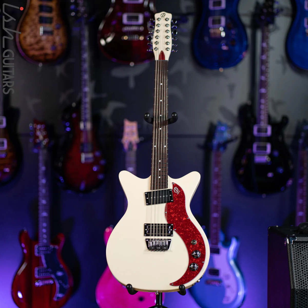 Danelectro 59x12 12-String Electric Guitar Vintage Cream - Image 2