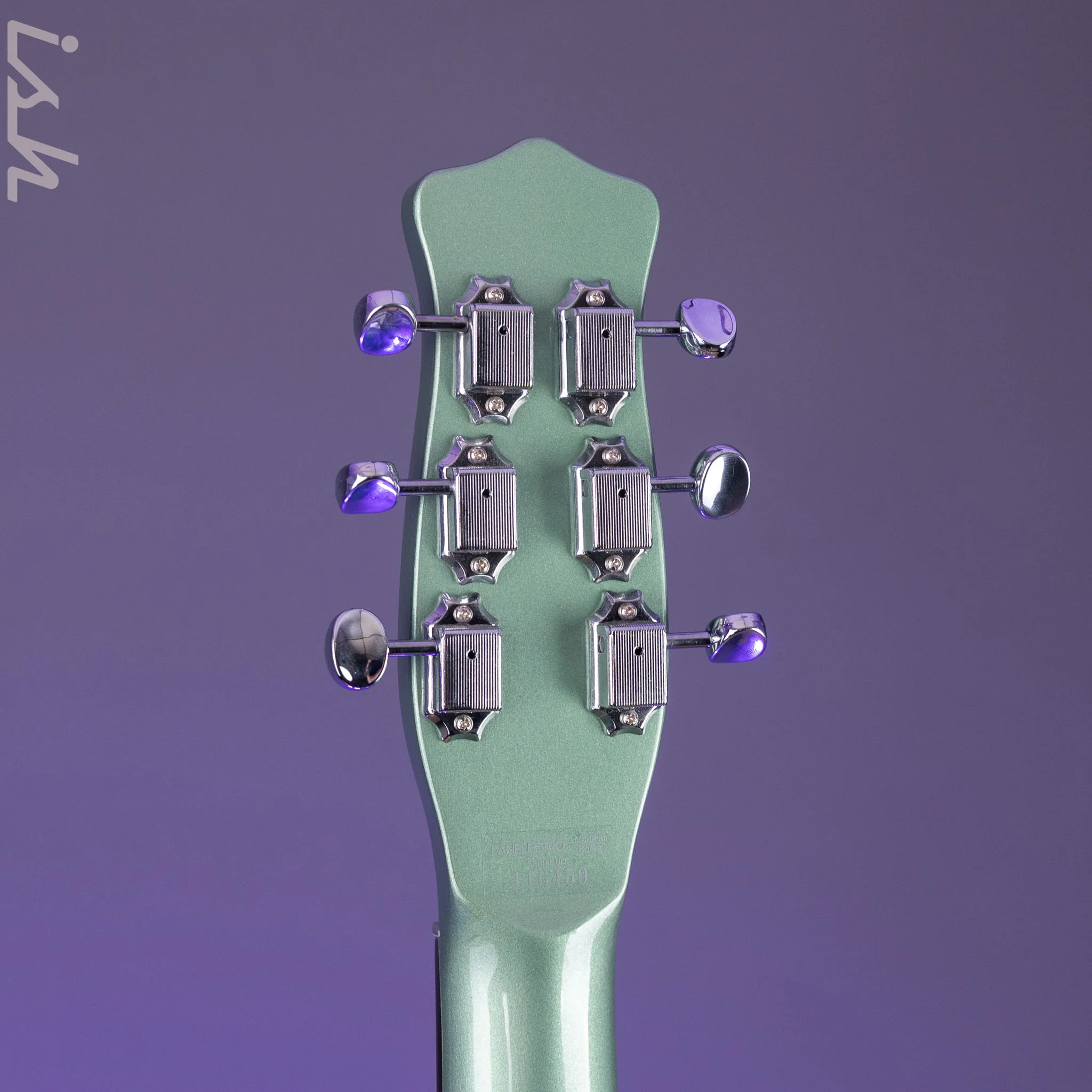 Danelectro D-56 Baritone Electric Guitar Olive Metallic *Ish Guitars Exclusive* Demo - Image 12