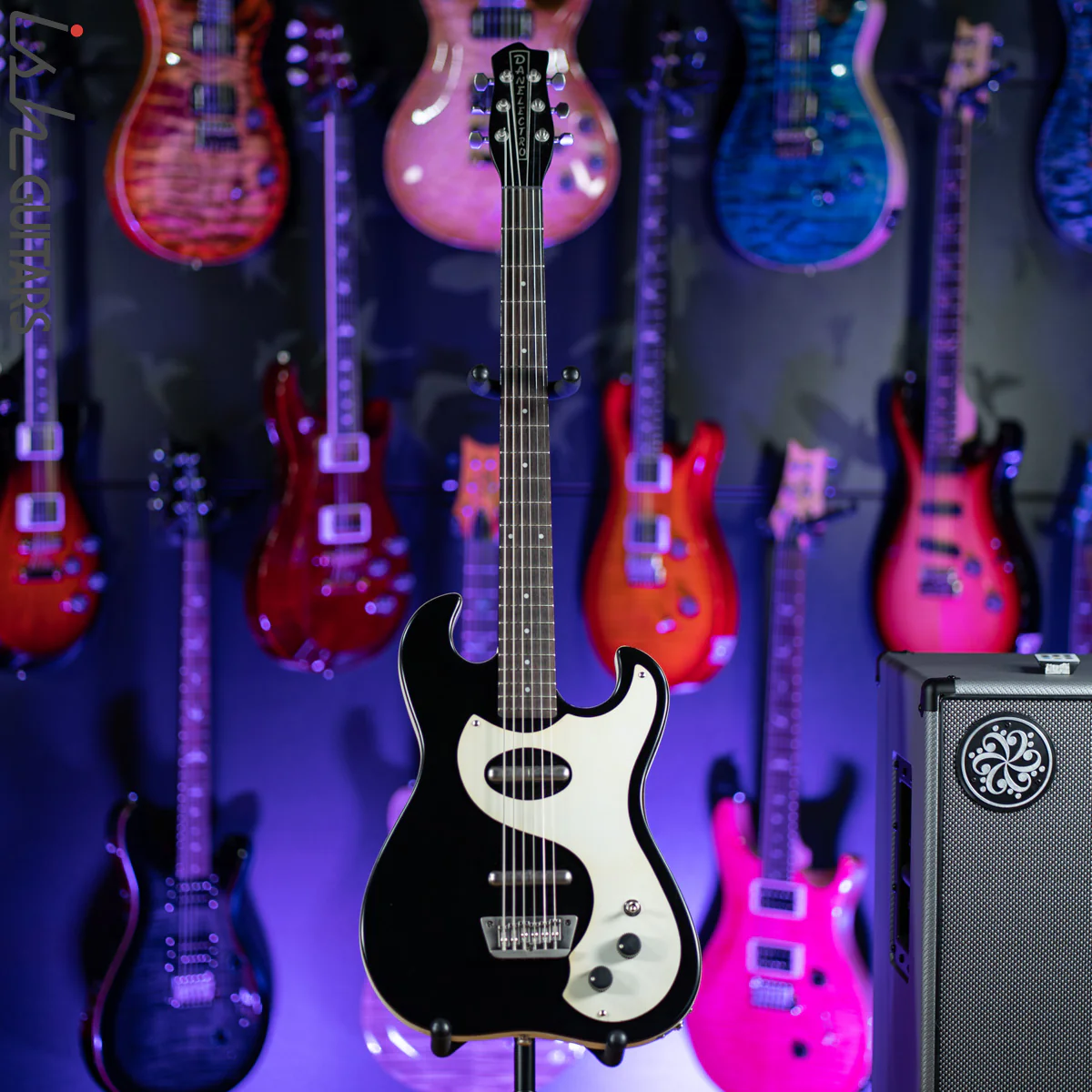 Danelectro D63 Baritone Black Prototype - Image 2