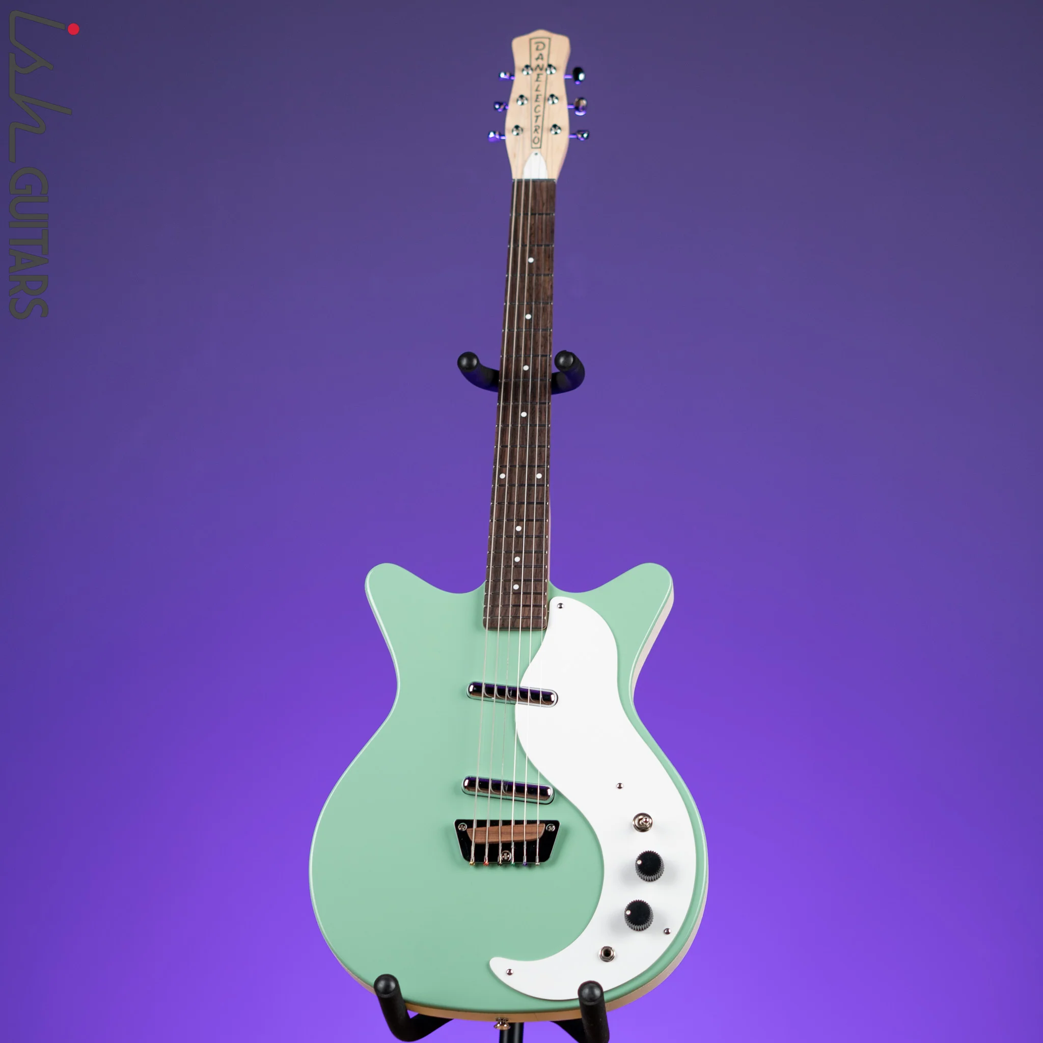 Danelectro Stock '59  Electric Guitar Vintage Aqua - Image 2