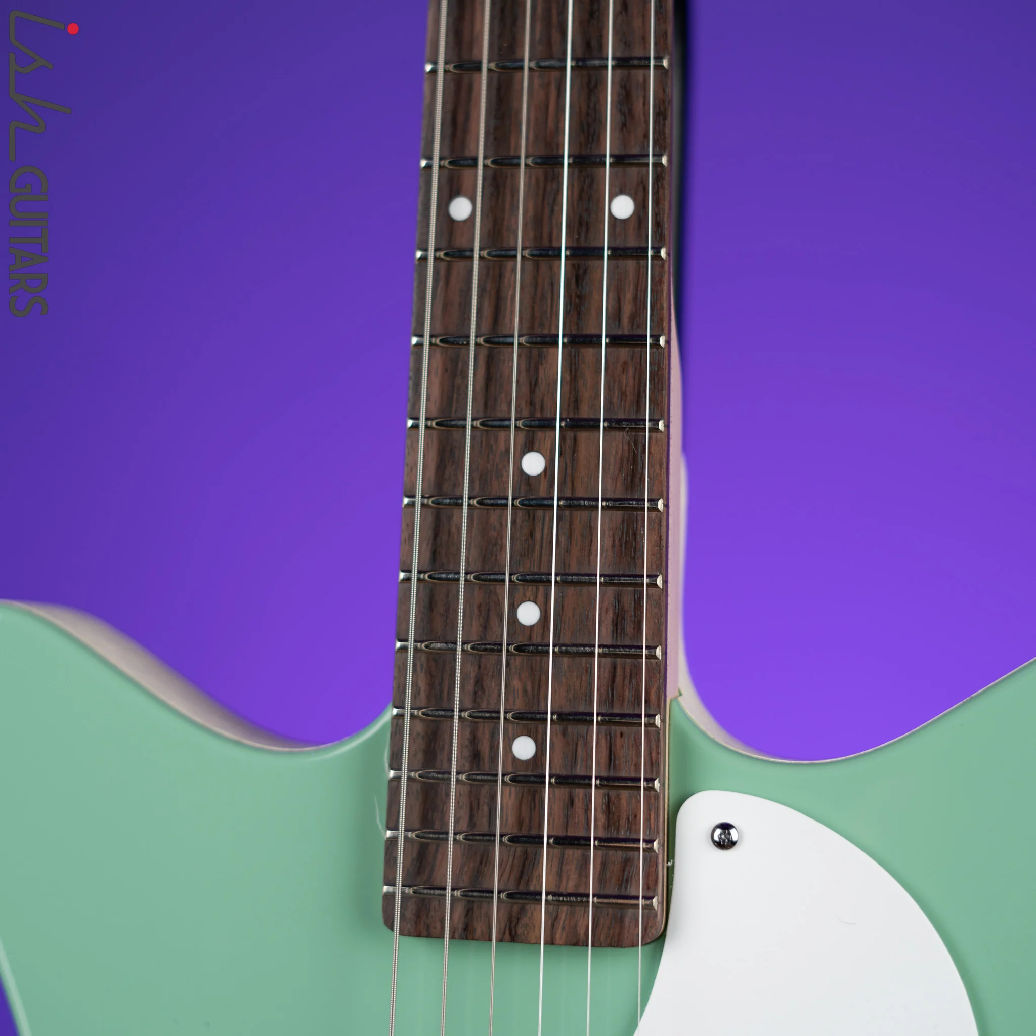Danelectro Stock '59  Electric Guitar Vintage Aqua - Image 5