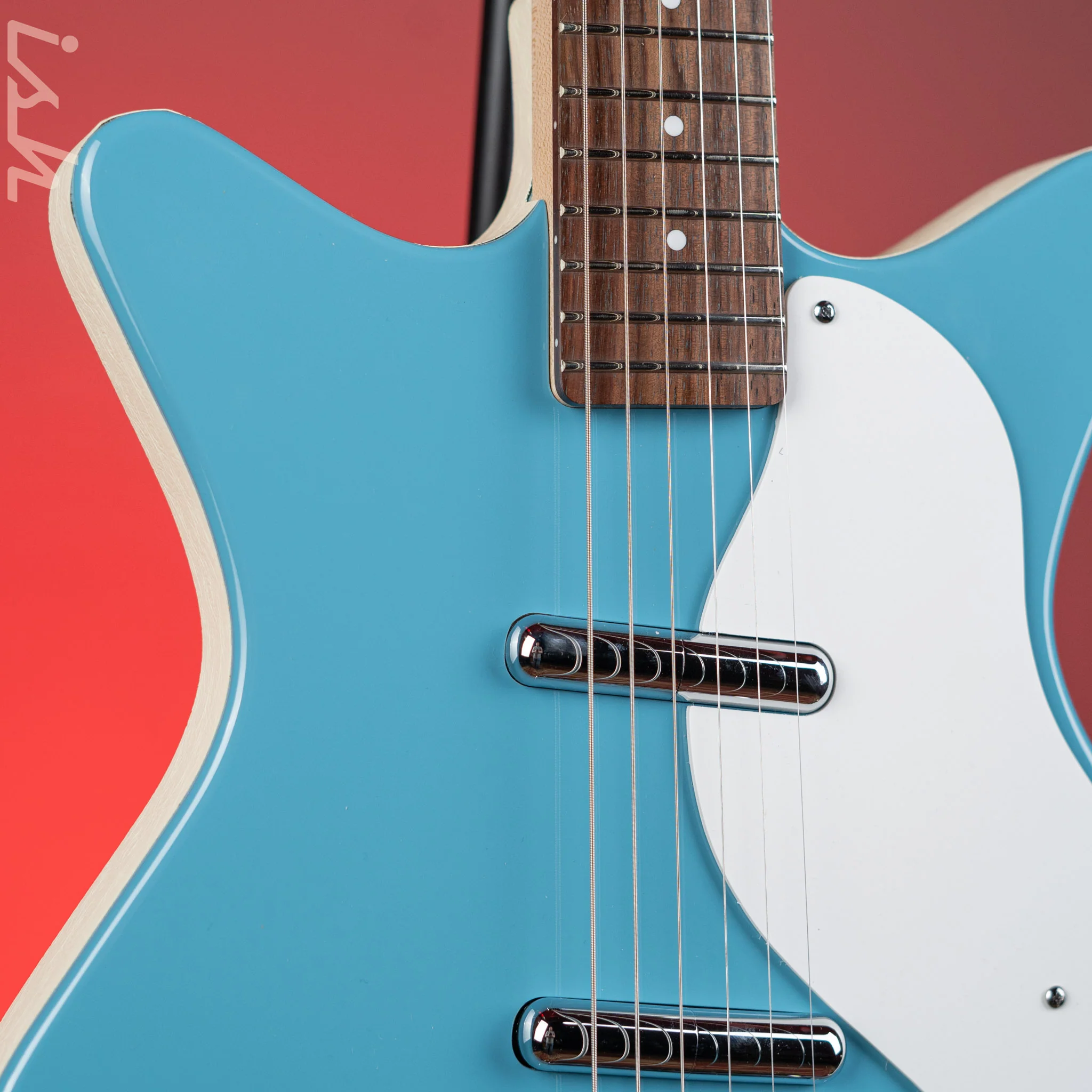Danelectro Stock '59 Electric Guitar Aquamarine - Image 3