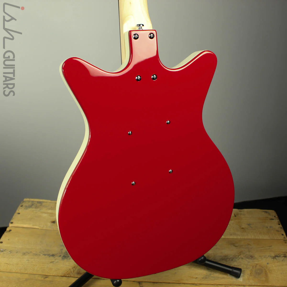 Danelectro Stock 59 Red Electric Guitar (DEMO VIDEO) - Image 7