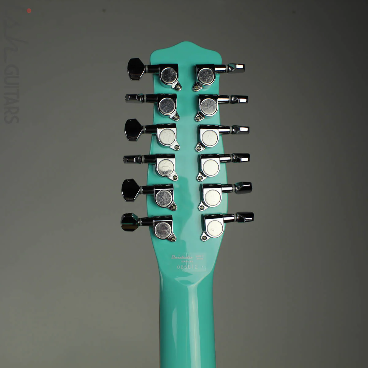 Danelectro '59 Vintage 12 String Aqua Electric Guitar - Image 8
