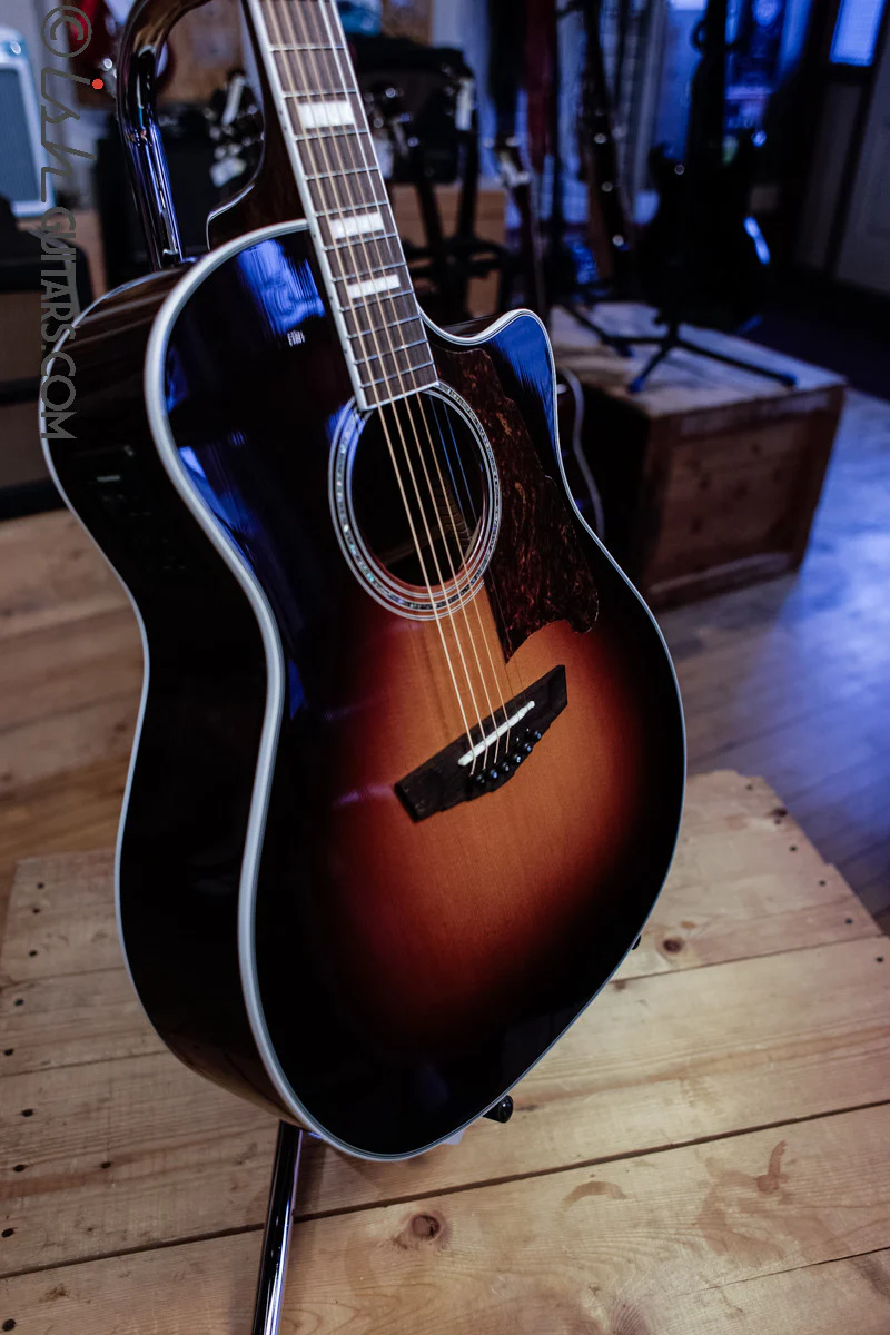 D'Angelico Premier Gramercy Acoustic Sunburst DAPG200VSBCP - Image 8