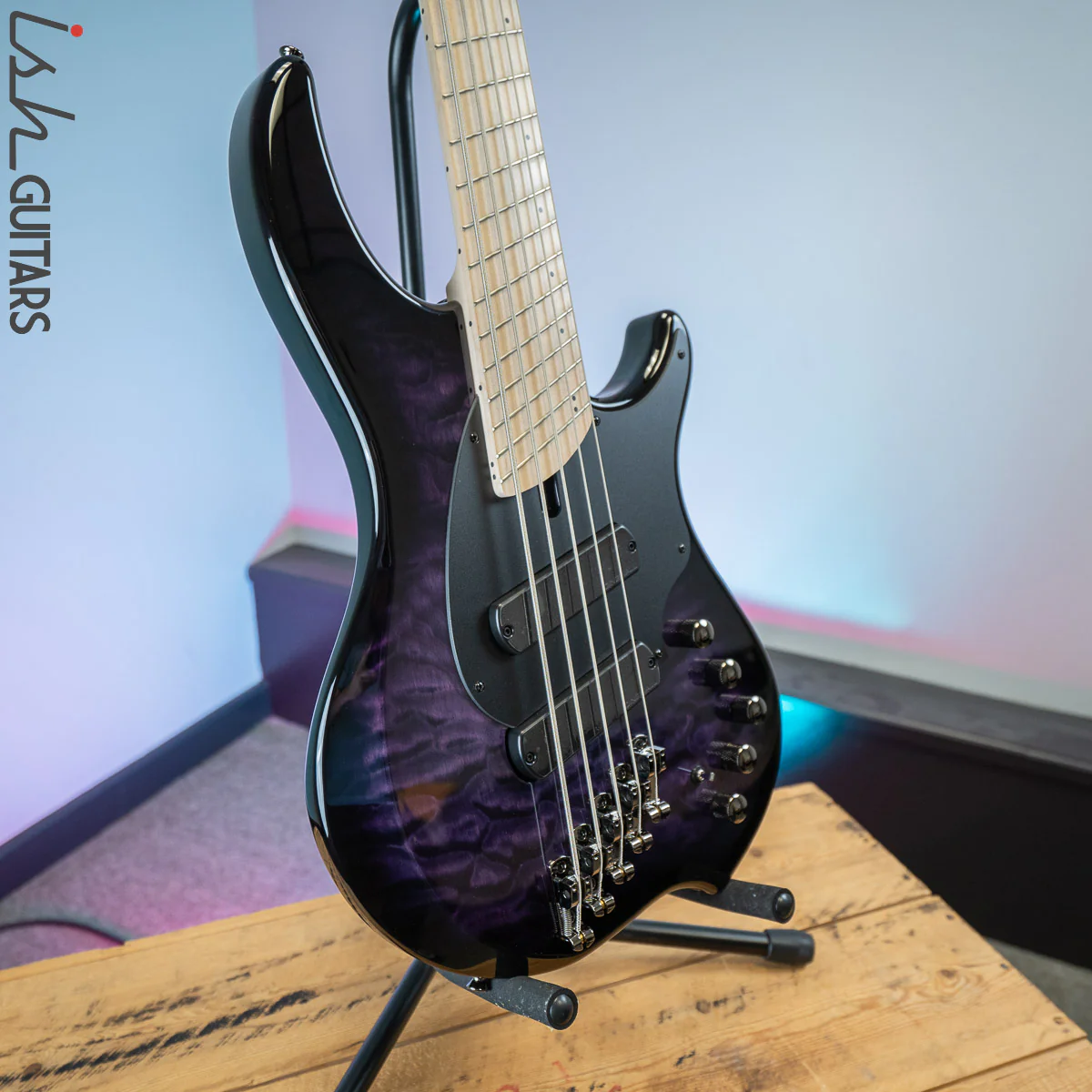 Dingwall 10th Anniversary Combustion 5-String 2 PUP Amethystburst Maple Fretboard - Image 5