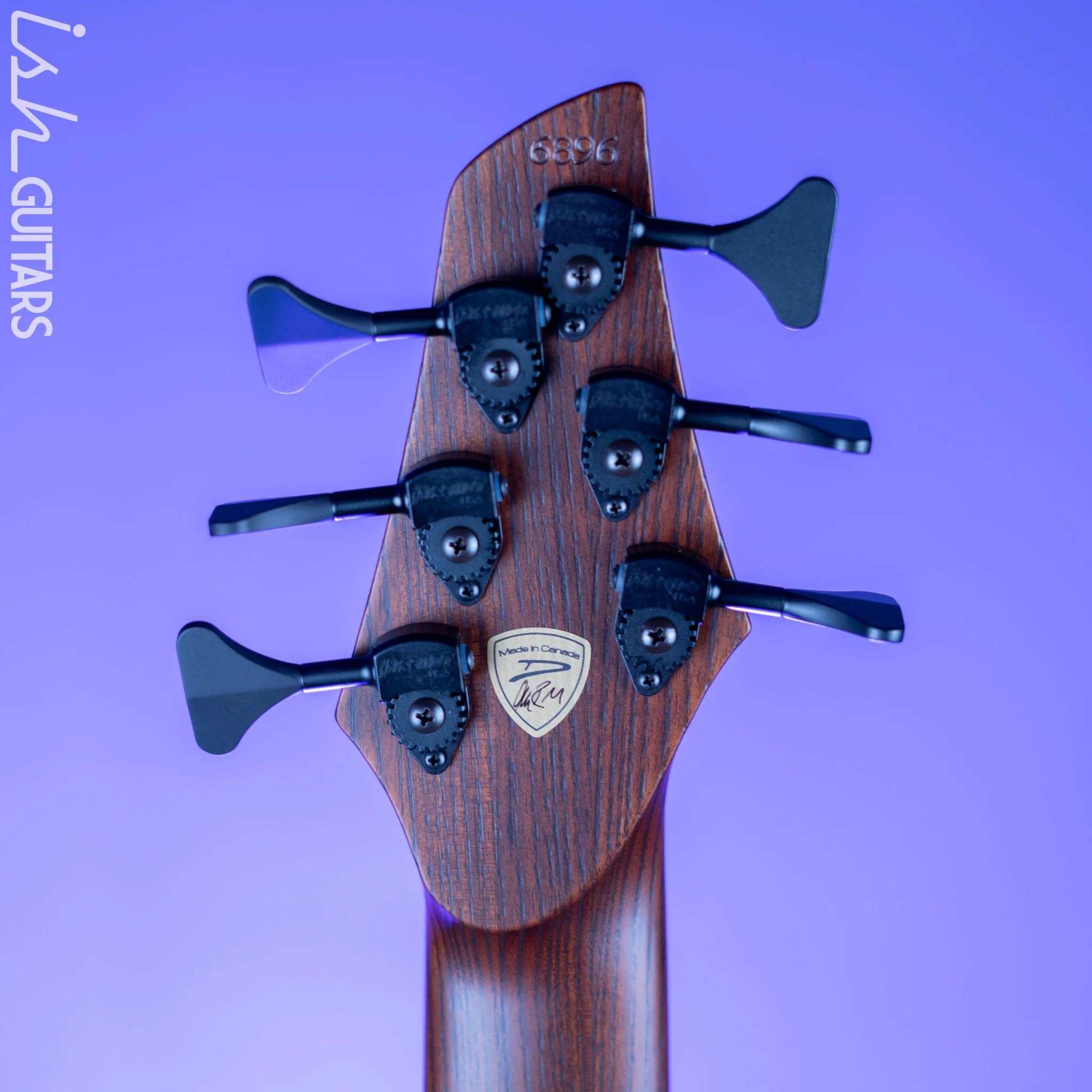 Dingwall Afterburner II 6-String Bass Natural Chambered Walnut NAMM 2022 - Image 12