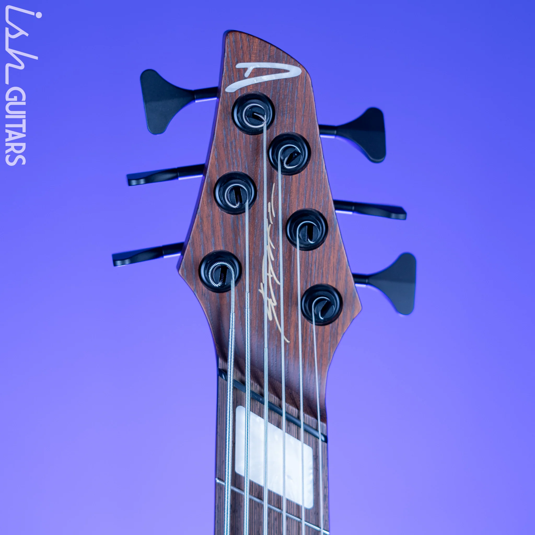 Dingwall Afterburner II 6-String Bass Natural Chambered Walnut NAMM 2022 - Image 7