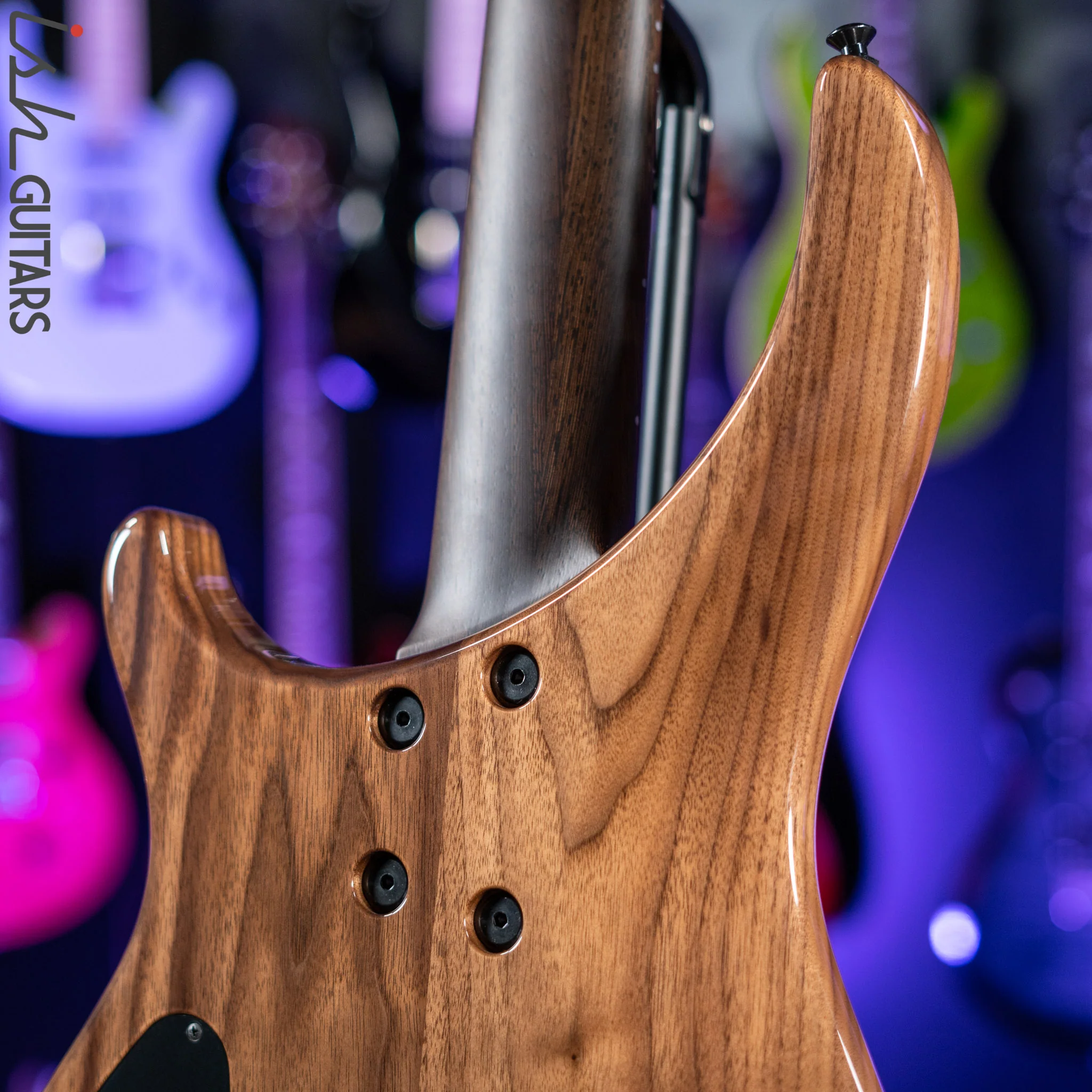 Dingwall Afterburner II Semi-Hollow 5-String Bass Figured Walnut Top Natural - Image 10