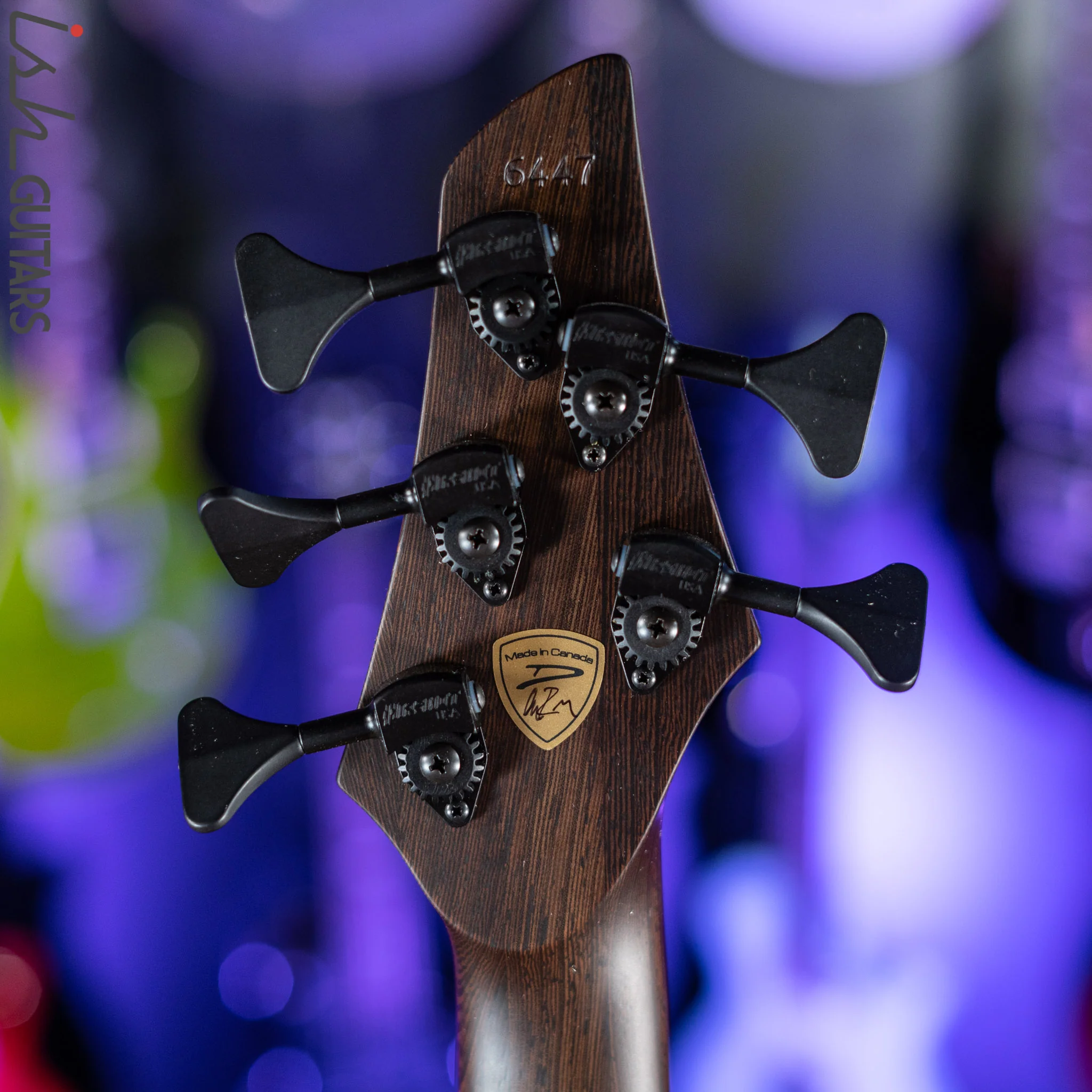 Dingwall Afterburner II Semi-Hollow 5-String Bass Figured Walnut Top Natural - Image 13