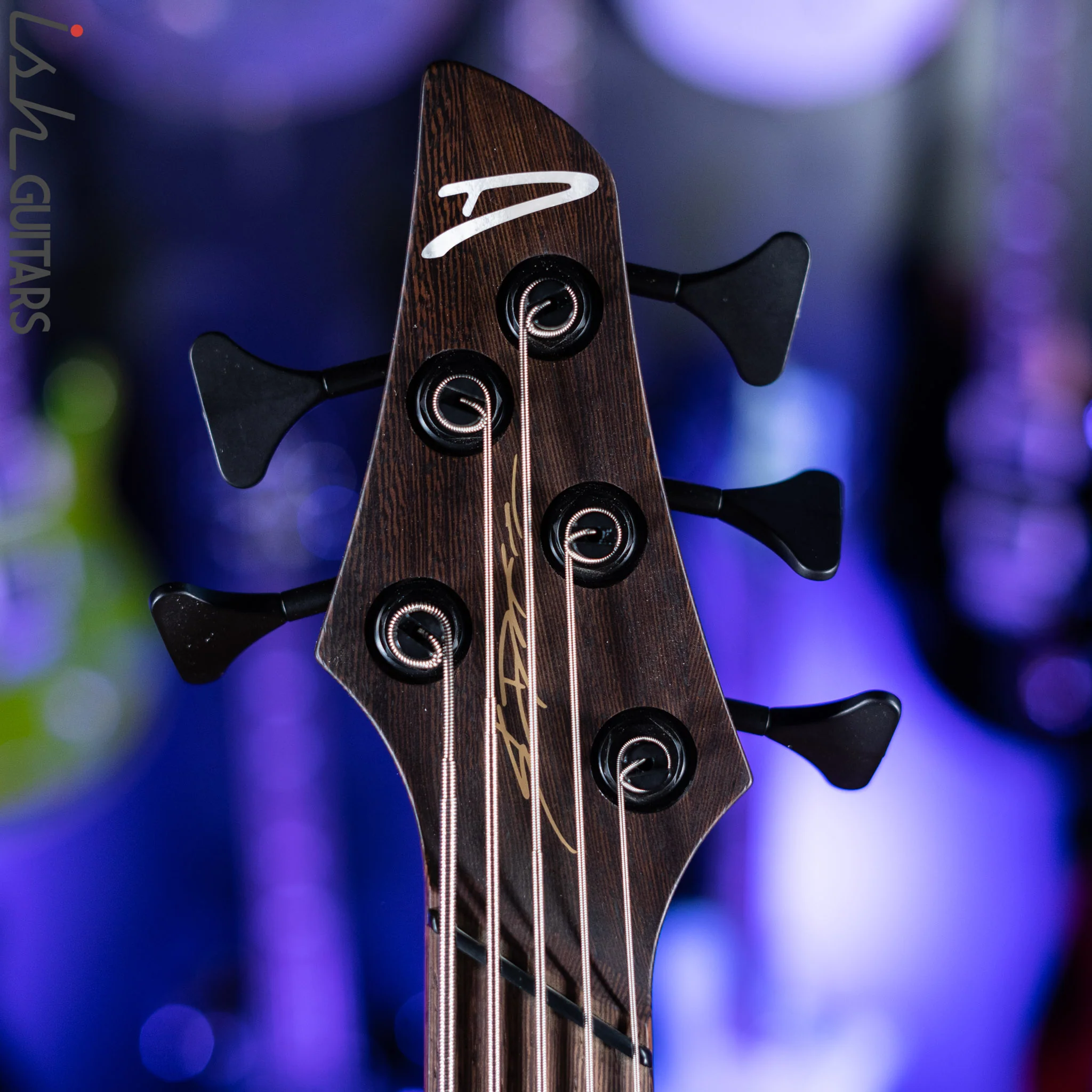 Dingwall Afterburner II Semi-Hollow 5-String Bass Figured Walnut Top Natural - Image 7
