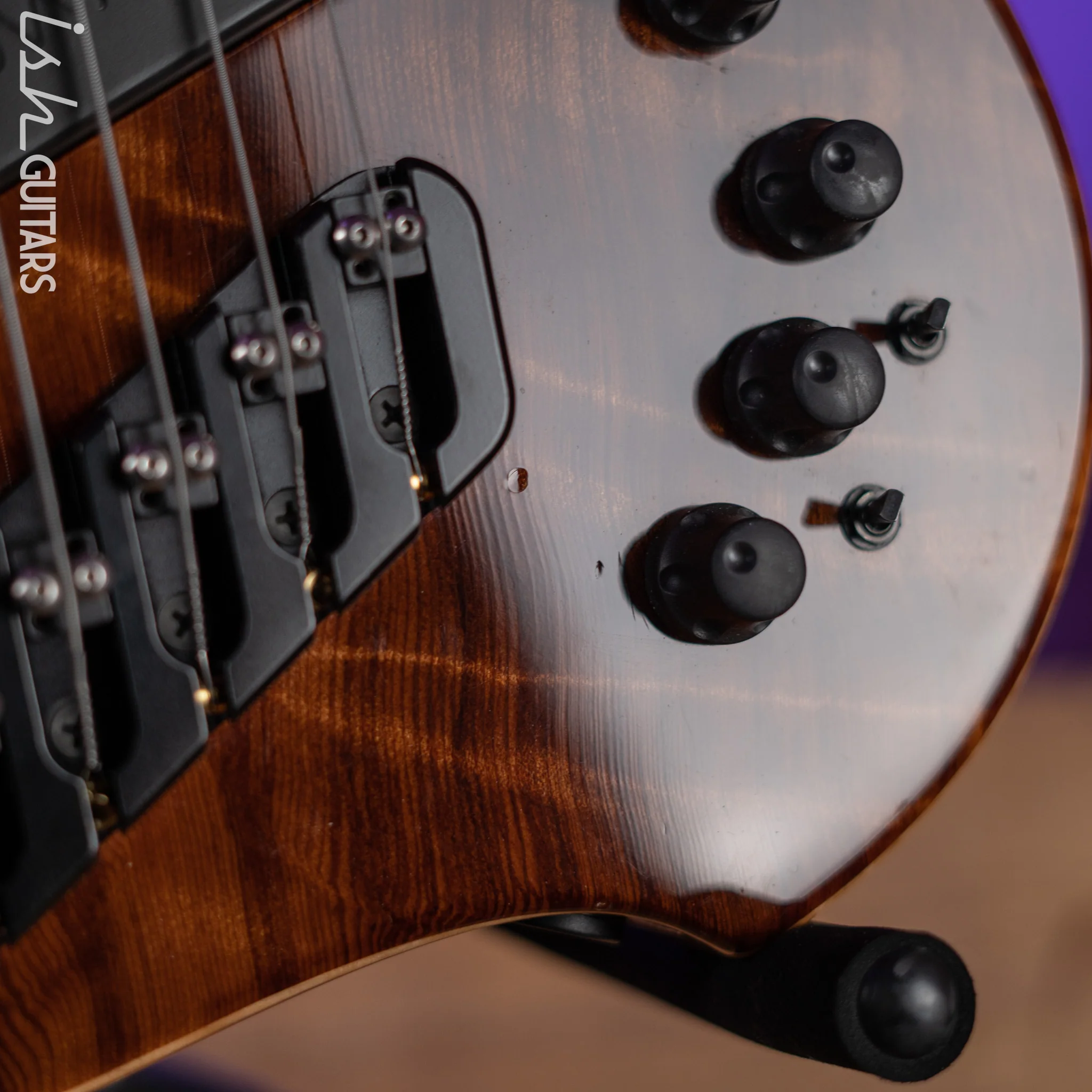 Dingwall Afterburner II Semi-Hollow 6-String Bass Natural - Image 8