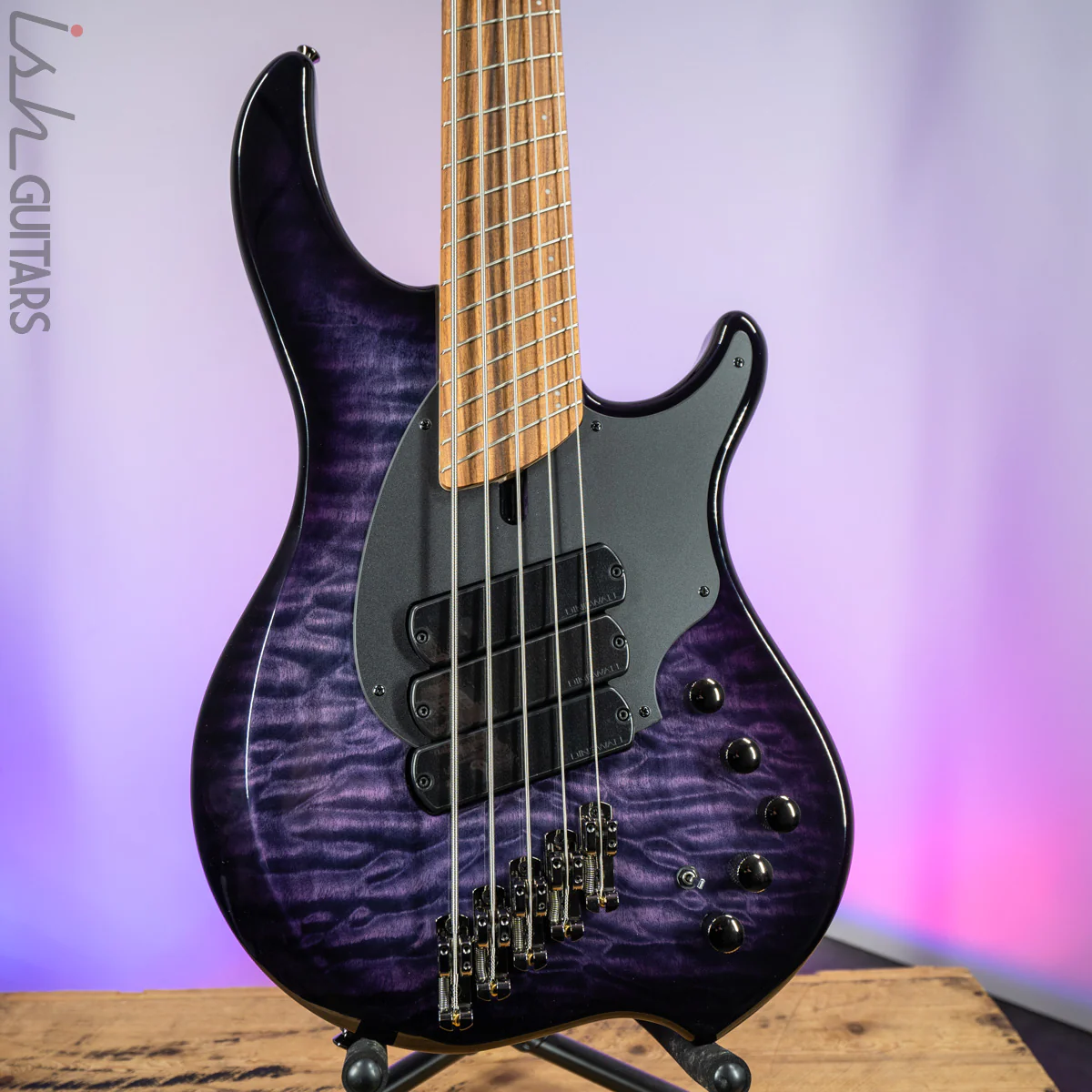 Dingwall 10th Anniversary Combustion 5-String 3 PUP Amethystburst Pau Ferro Fretboard