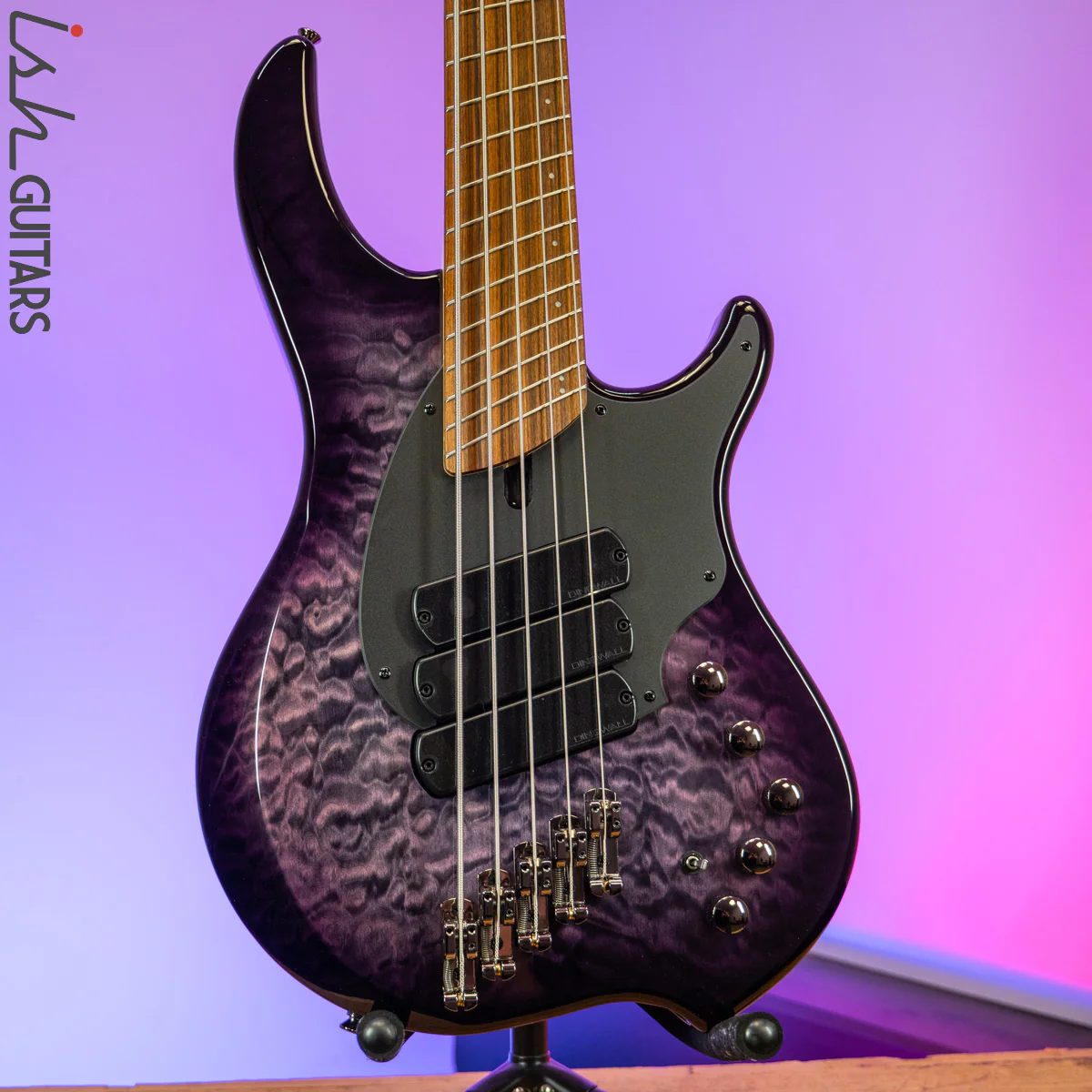 Dingwall 10th Anniversary Combustion 5-String 3 PUP Amethystburst Pau Ferro Fretboard