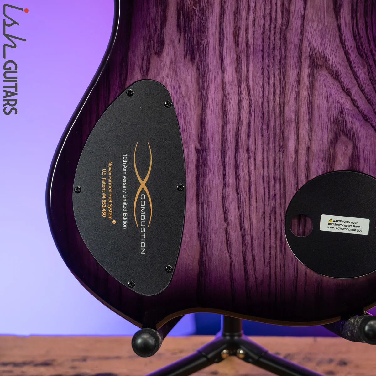 Dingwall 10th Anniversary Combustion 5-String 3 PUP Amethystburst Pau Ferro Fretboard - Image 11