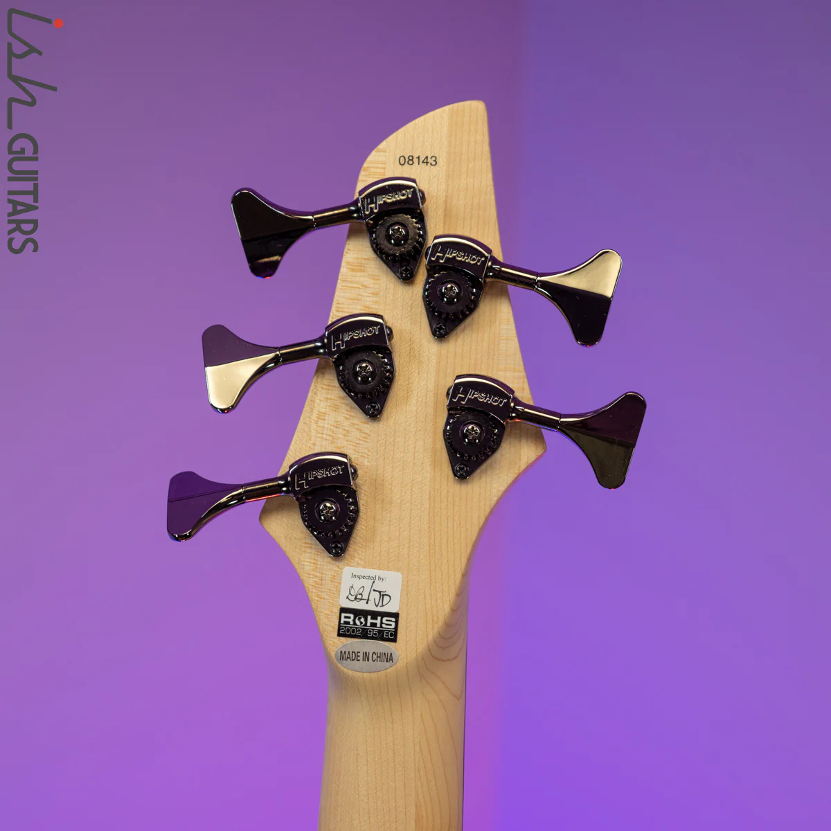 Dingwall 10th Anniversary Combustion 5-String 3 PUP Amethystburst Pau Ferro Fretboard - Image 12