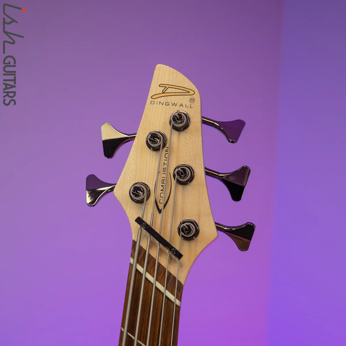 Dingwall 10th Anniversary Combustion 5-String 3 PUP Amethystburst Pau Ferro Fretboard - Image 7