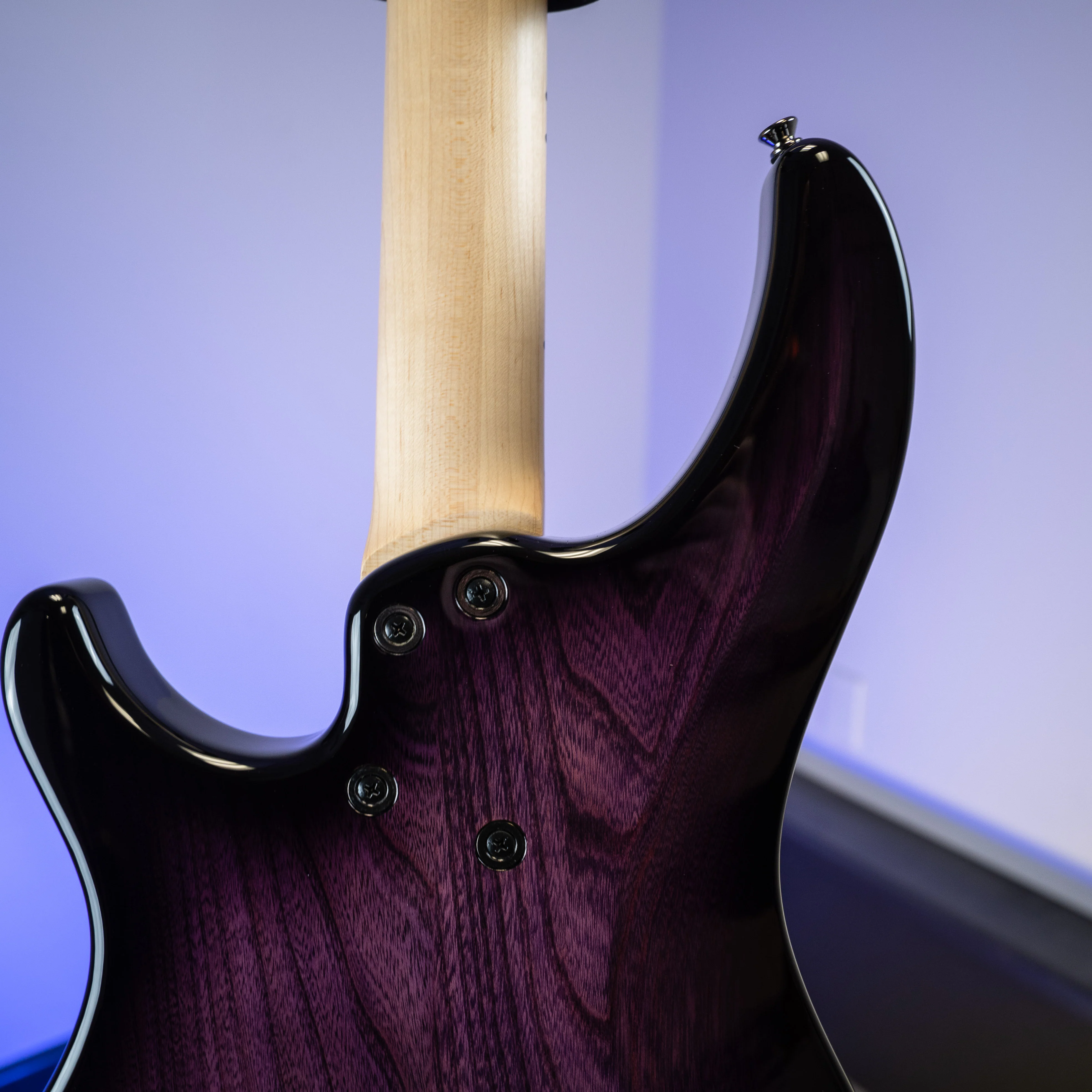Dingwall Combustion 10th Anniversary 4-String 3 PUP Amethystburst Maple Fretboard - Image 10