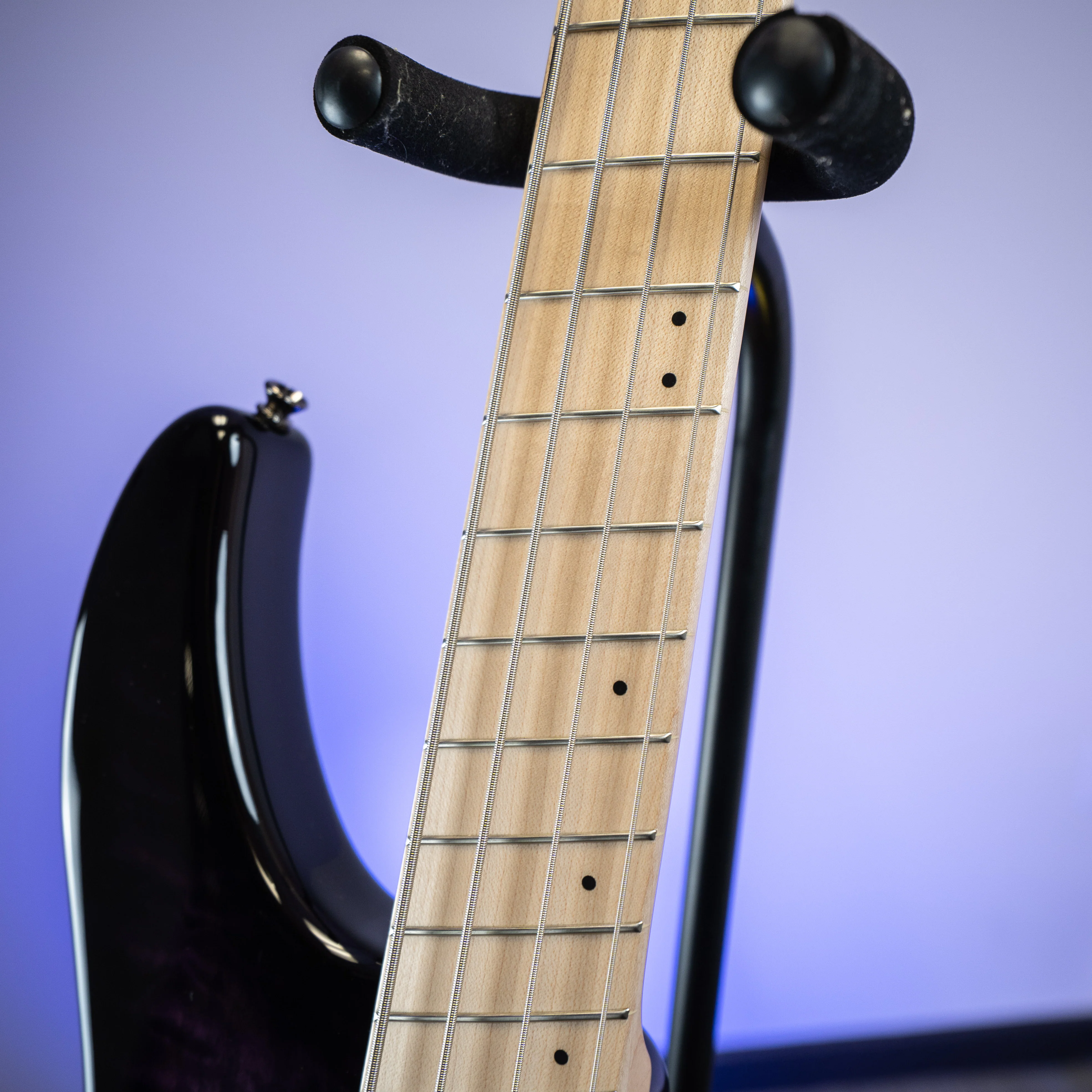 Dingwall Combustion 10th Anniversary 4-String 3 PUP Amethystburst Maple Fretboard - Image 6